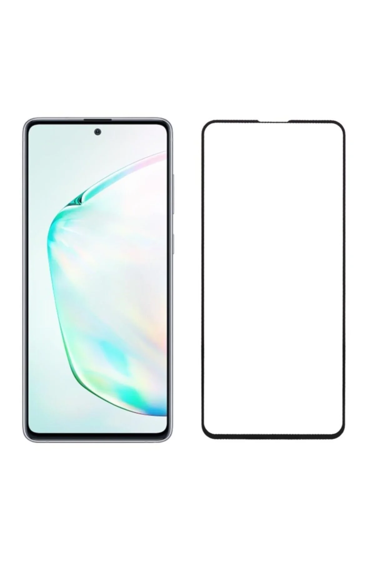 Samsung Galaxy A81 5d Seramik Tam Kaplayan Ekran Koruyucu Nano Cam