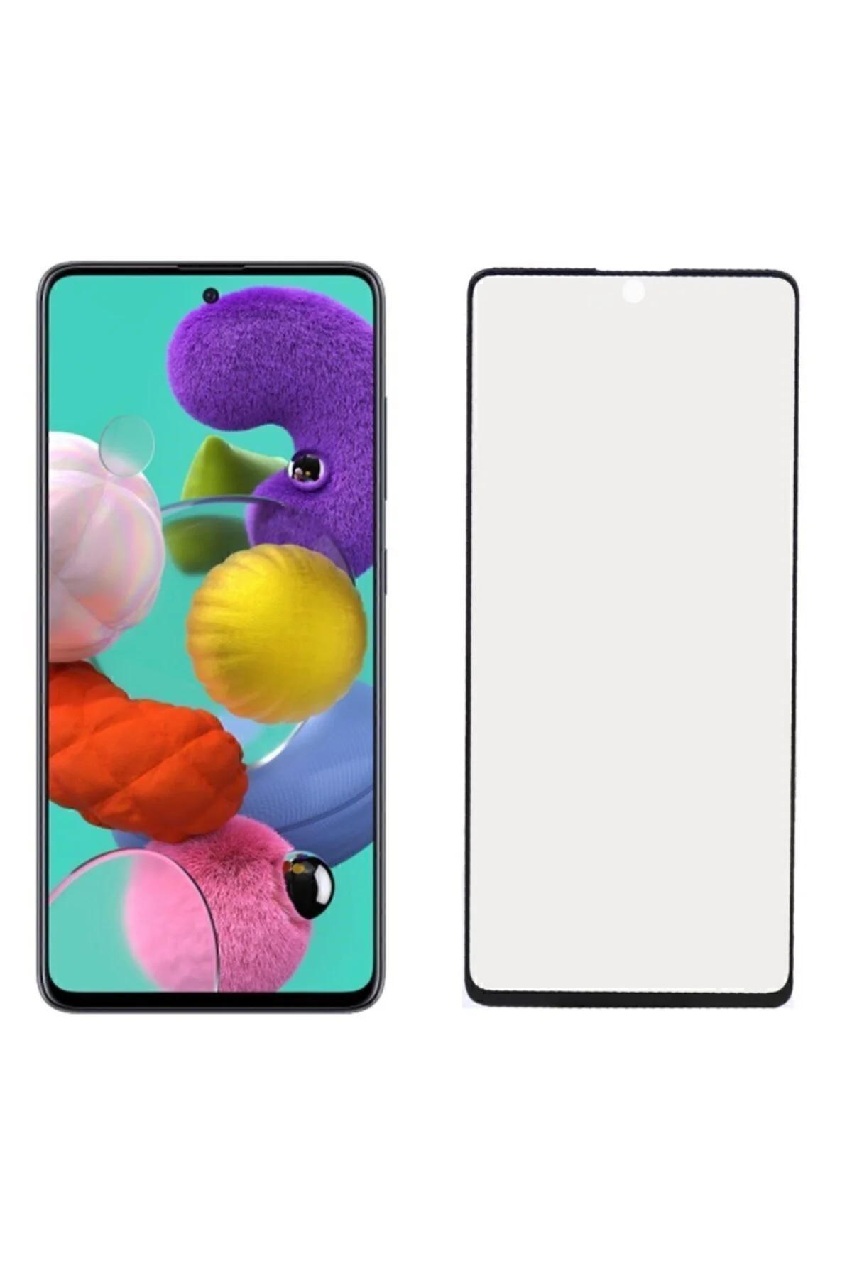 Samsung Galaxy A51 5d Seramik Tam Kaplayan Ekran Koruyucu Cam