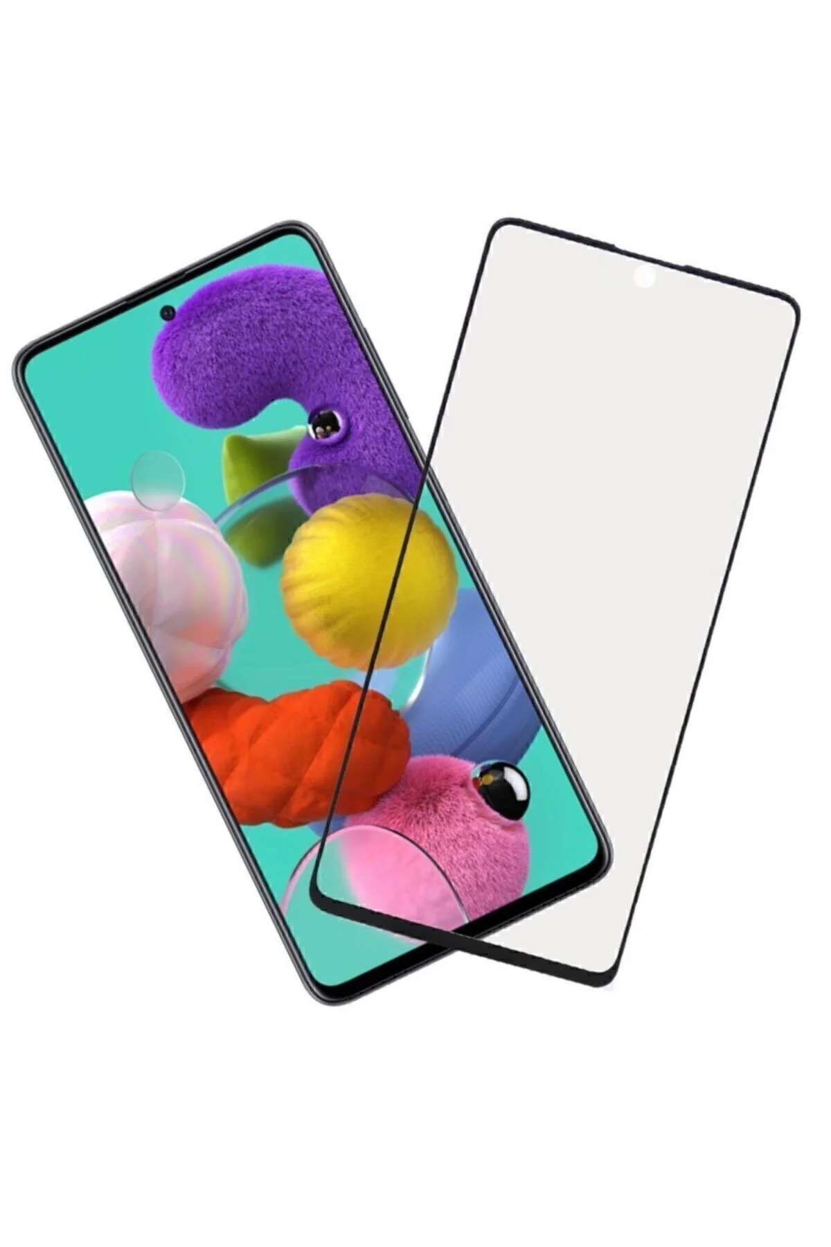 Samsung Galaxy A51 5d Seramik Tam Kaplayan Ekran Koruyucu Cam - Logis Görsel 5