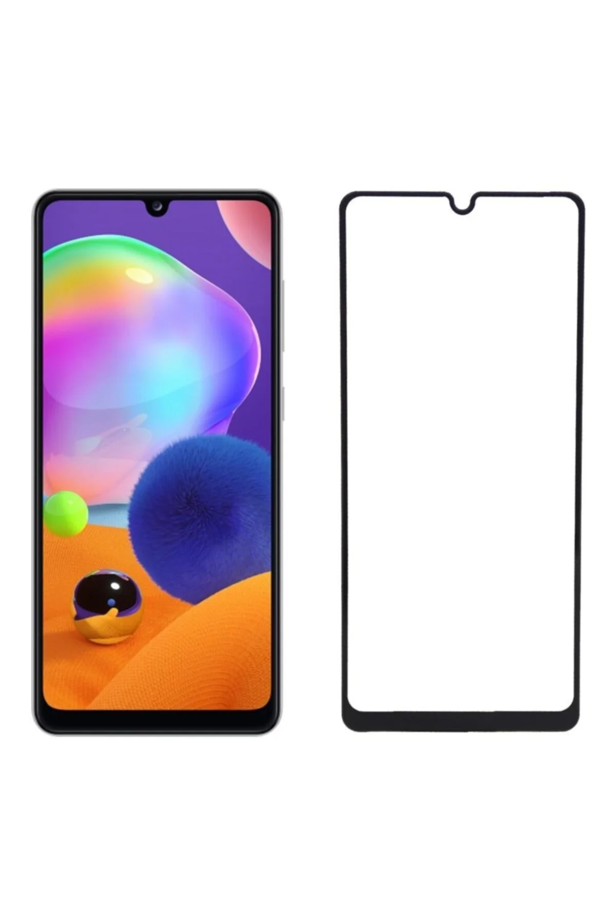Samsung Galaxy A31 5d Seramik Tam Kaplayan Ekran Koruyucu Cam