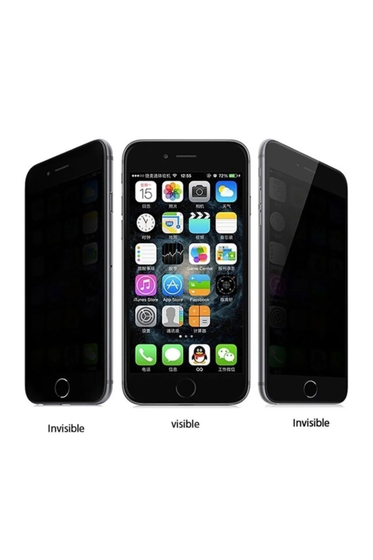 Apple Iphone Se 2020 Hayalet Privacy Gizli 6d Ekran Koruyucu Cam - Logis Görsel 3