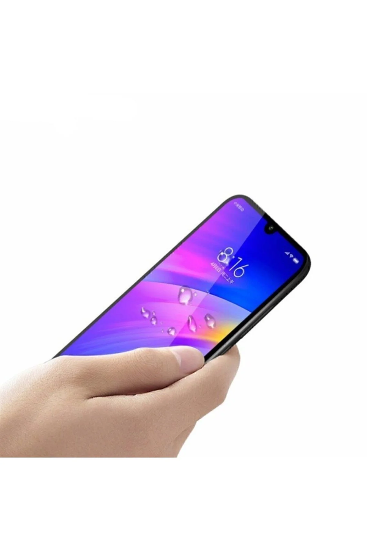 Xiaomi Redmi 7 5d Ekran Koruyucu Kırılmaz Cam Tam Kaplayan - Logis Görsel 2