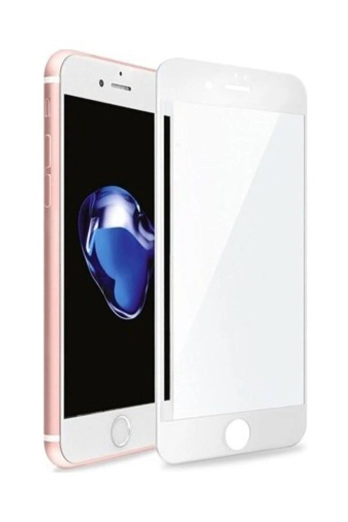 Apple Iphone 6s 5d Tam Kaplayan Ekran Koruyucu Kırılmaz Cam Beyaz - Logis Görsel 2