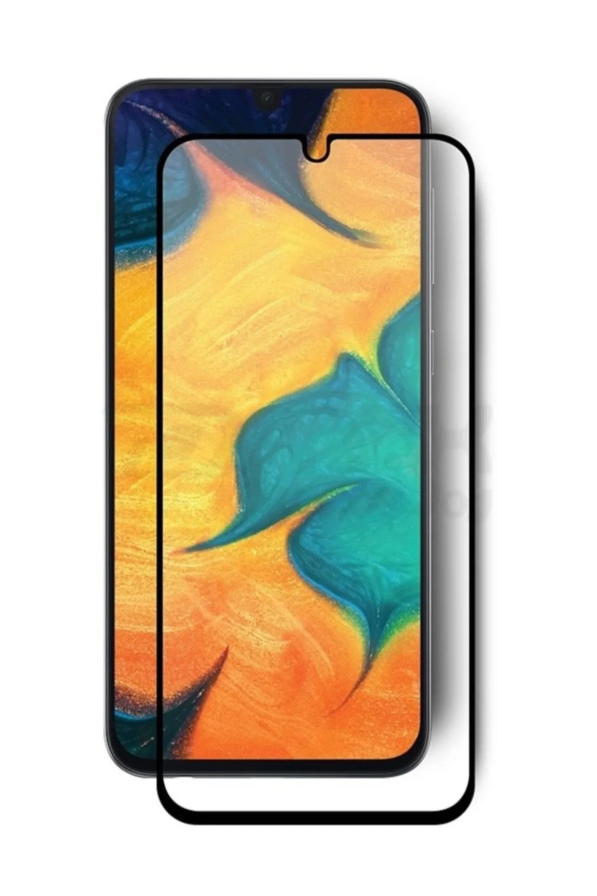 Samsung Galaxy A30 5d Tam Kaplayan Ekran Koruyucu Kırılmaz Cam