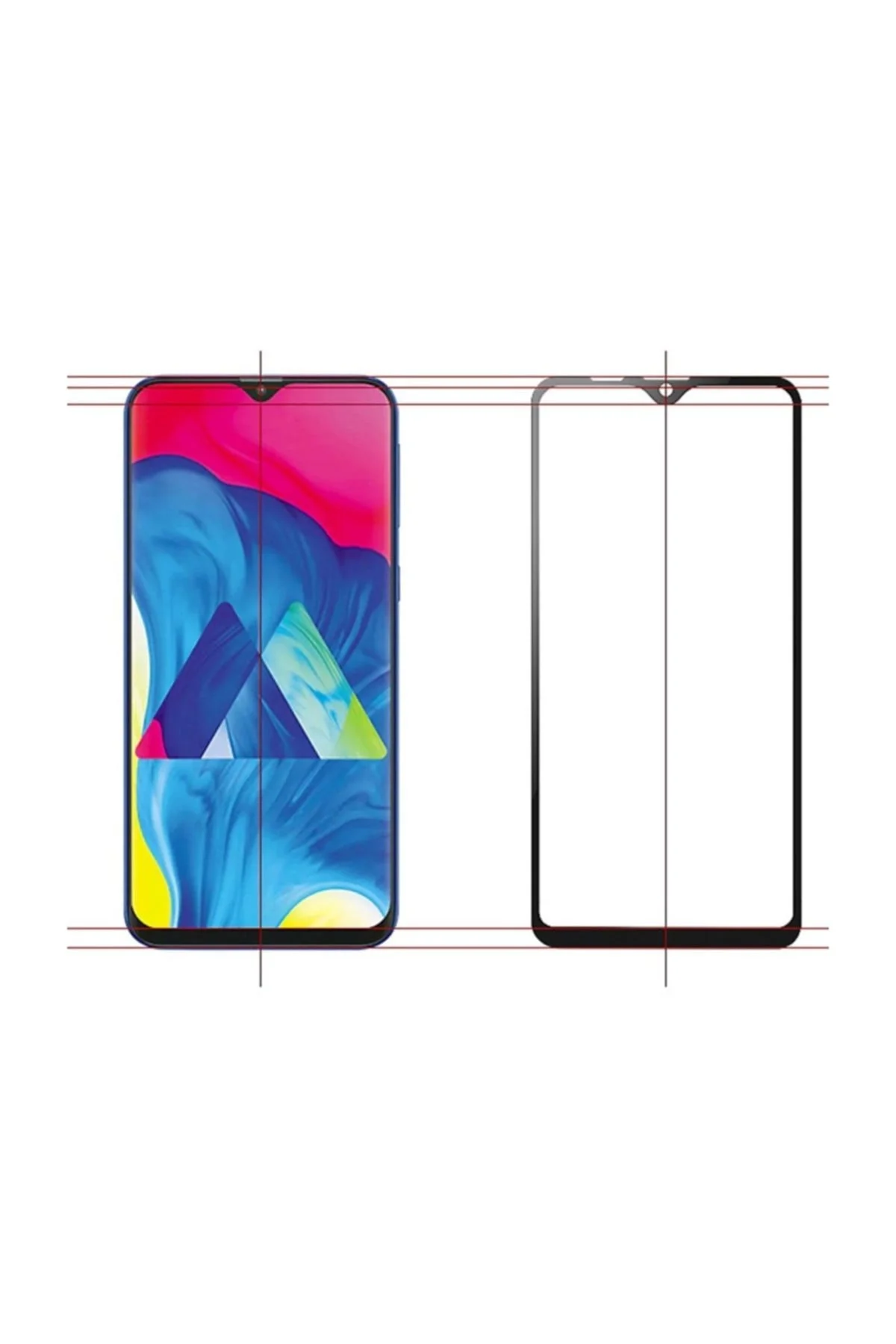Samsung Galaxy M10 5d Tam Kaplayan Ekran Koruyucu Kırılmaz Cam - Logis Görsel 5