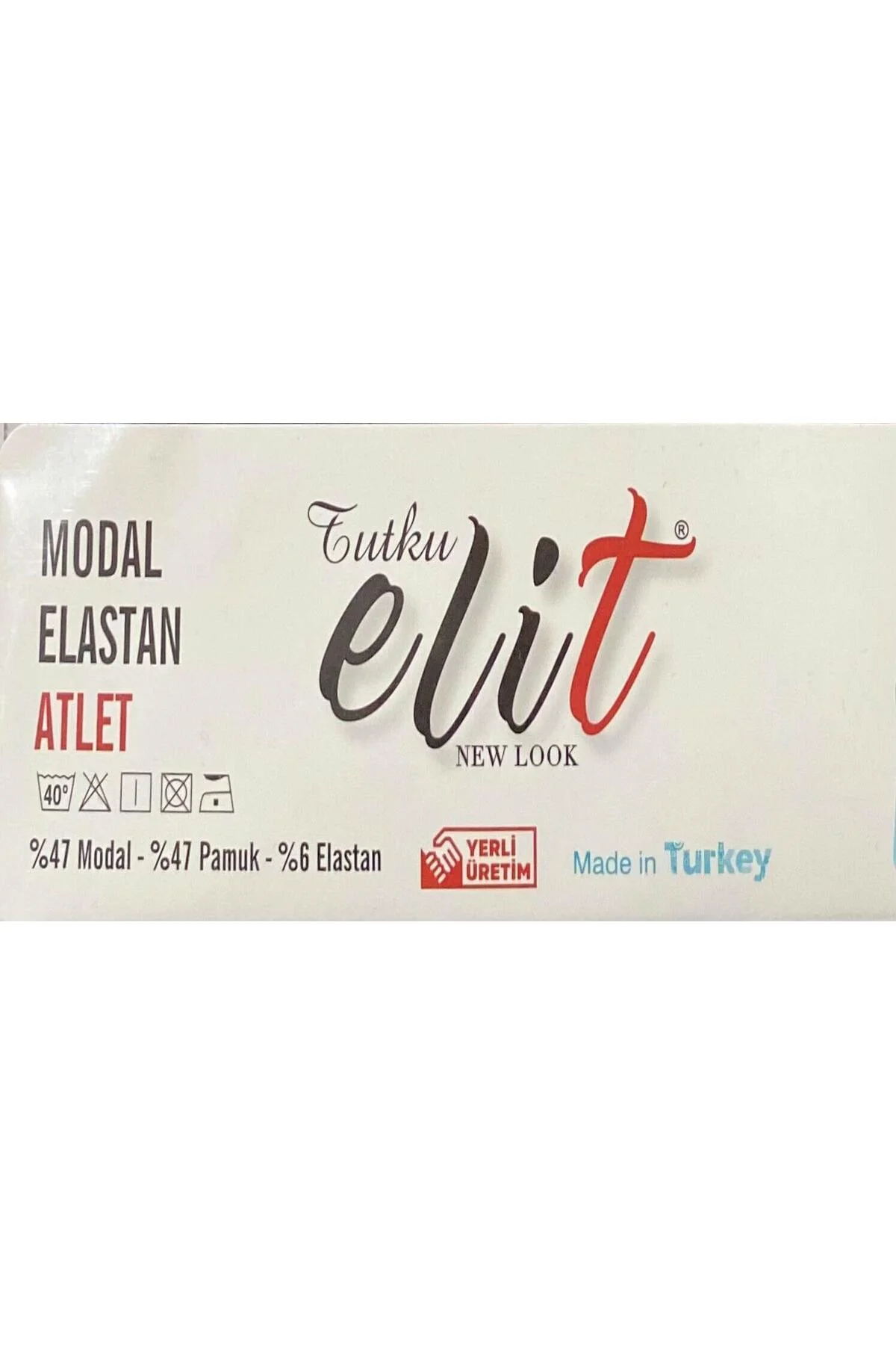 Erkek Modal Likralı Askılı Atlet 1201 - 6 Adet - Tutku Elit Görsel 2