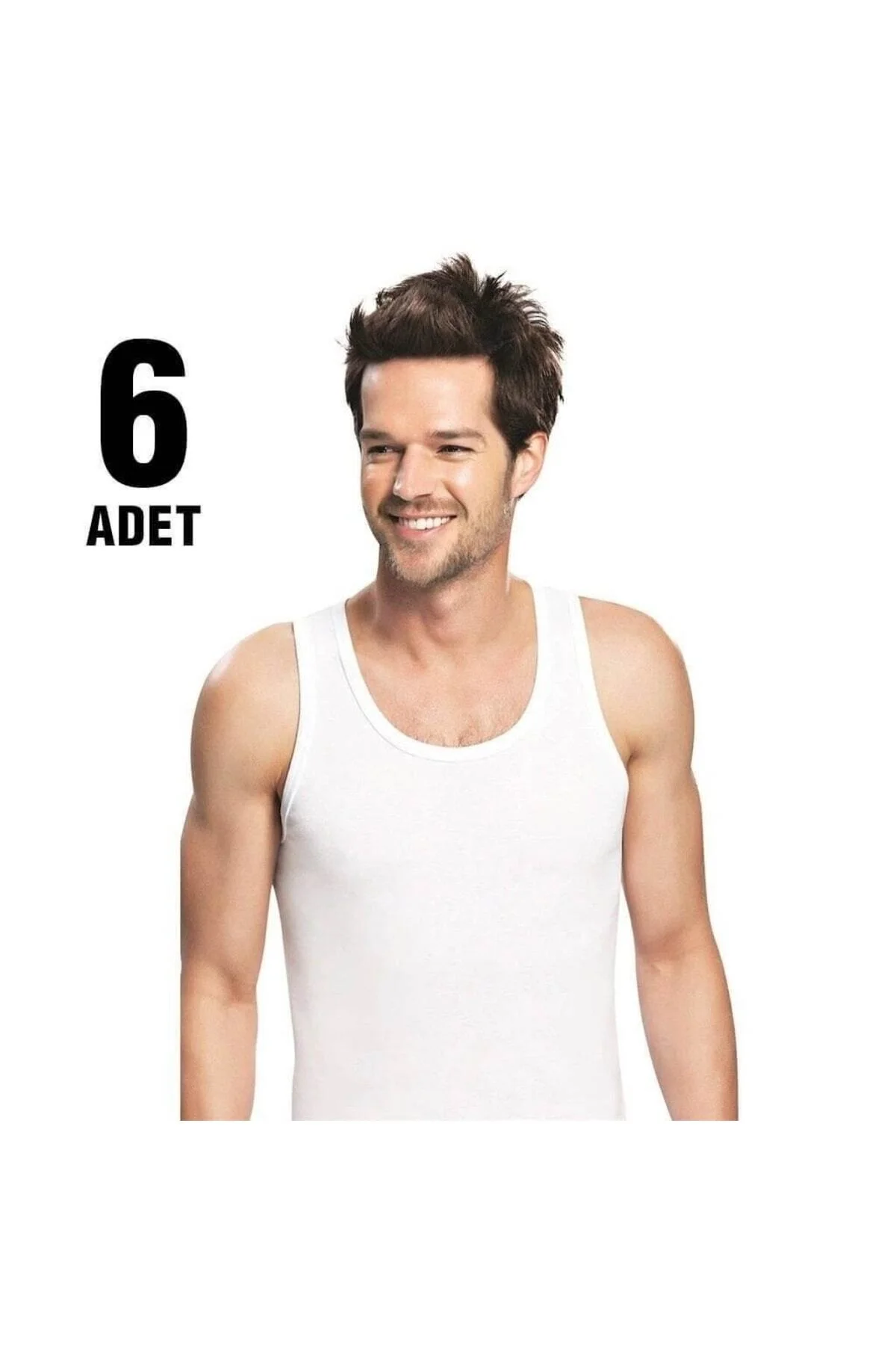 Erkek 6 'lı Atlet - Tutku Görsel 4