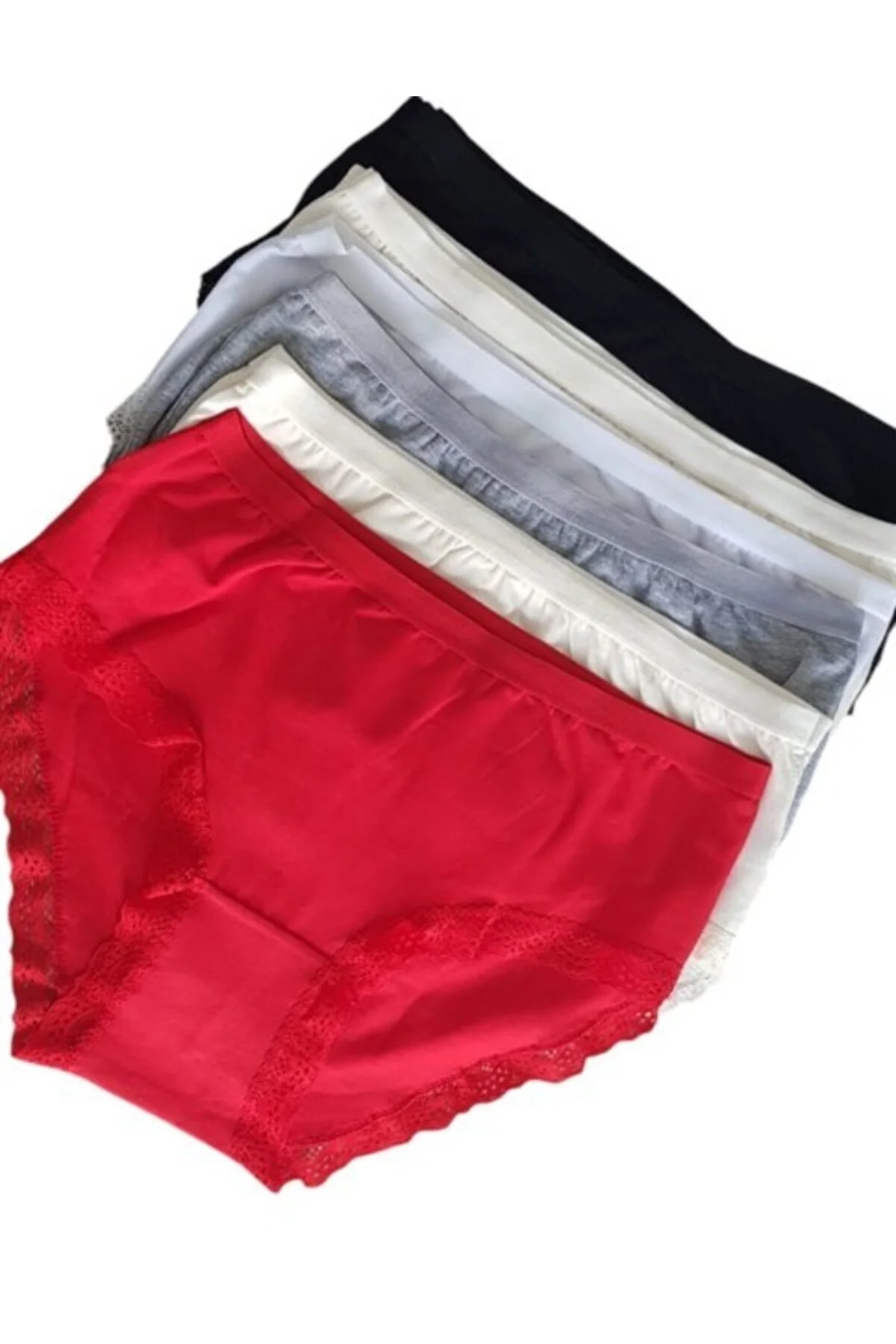 12' li IŞIK Dantelli Bato Bikini Külot 0948 - Tutku Görsel 3