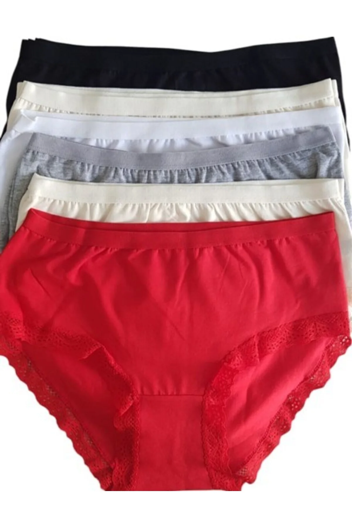 12' li IŞIK Dantelli Bato Bikini Külot 0948 - Tutku Görsel 2