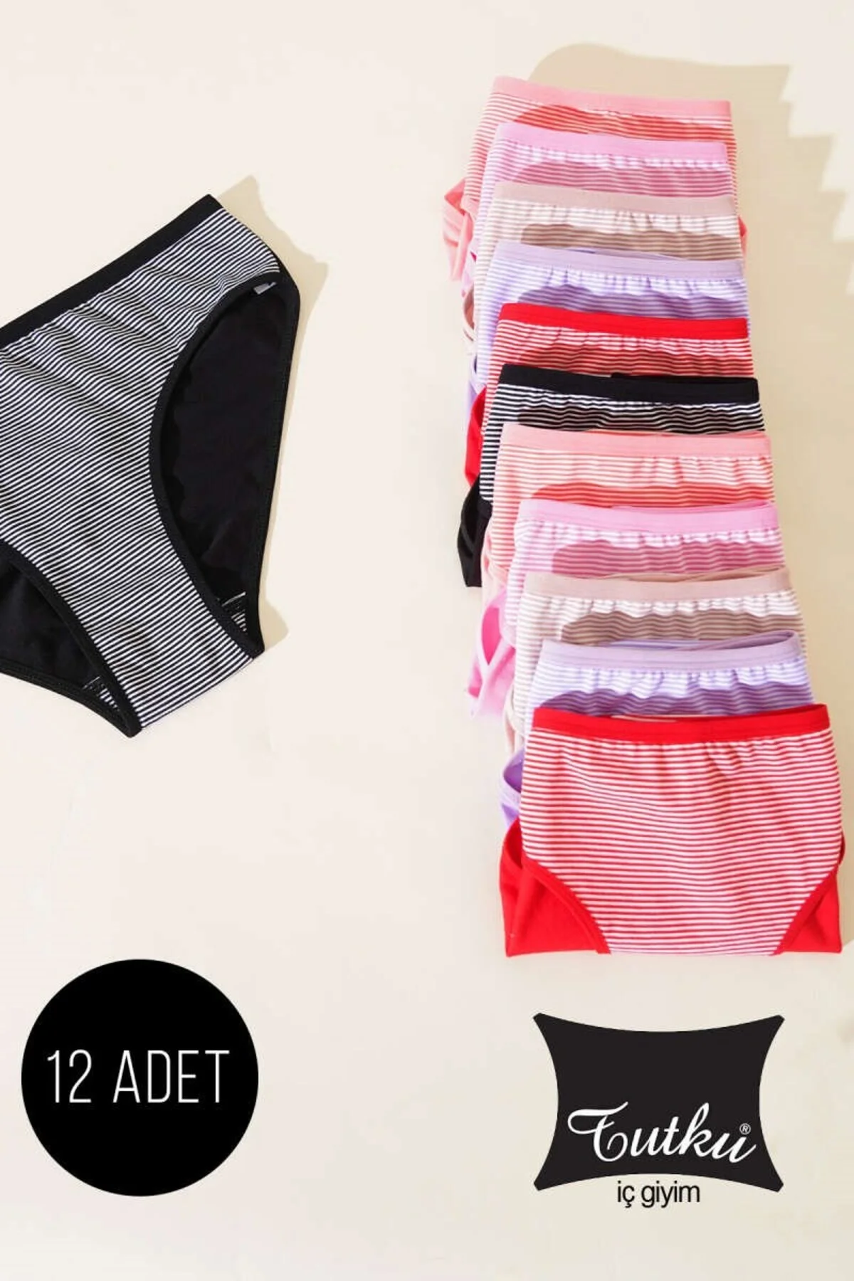 12' li BERRY Bikini Külot Kombin 0594 - Tutku Görsel 6