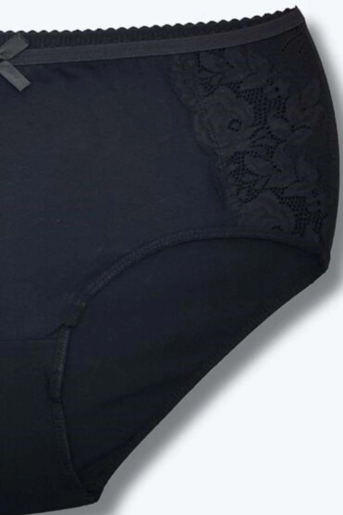 12' li Yanı Dantelli Bato Bikini Külot 2401 - Tutku Elit Görsel 3