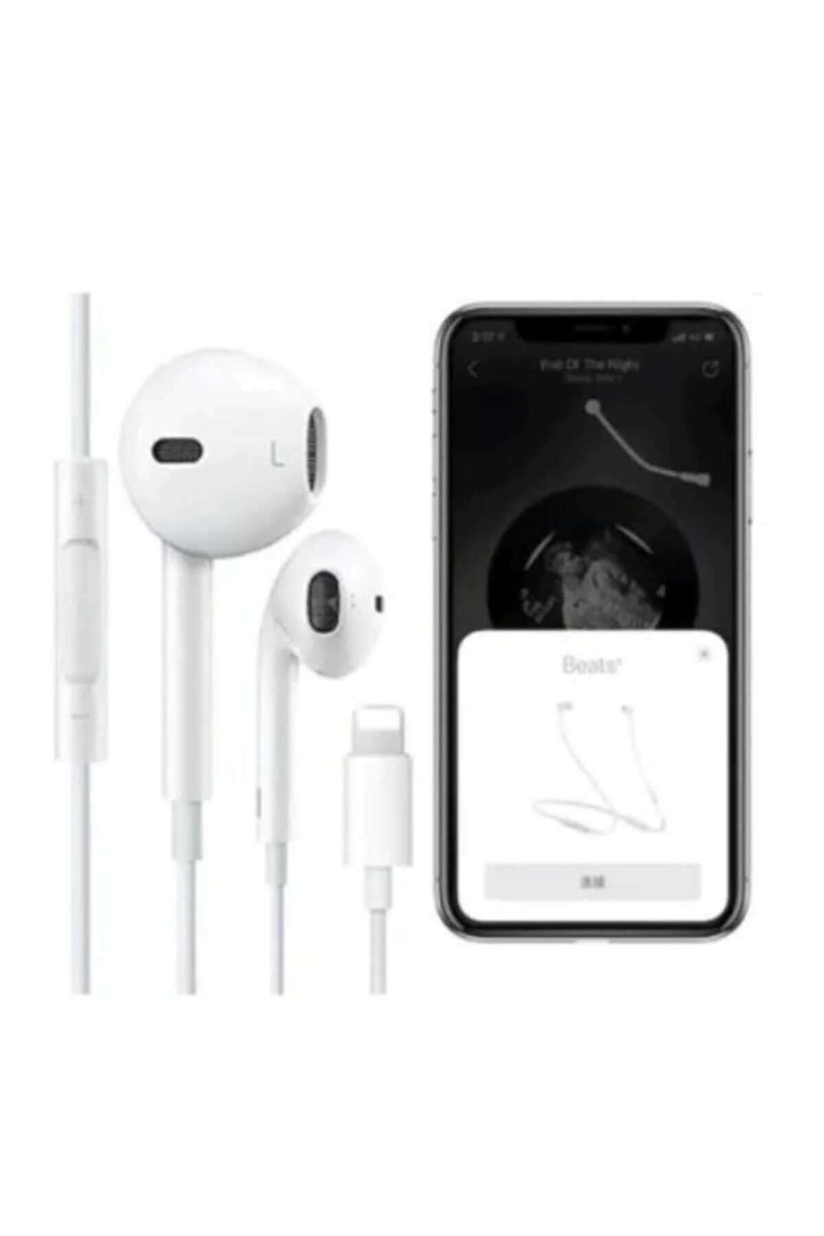 Ios 7/7 Plus/8/8 Plus/xs/xr/x/11 Lightning Kulaklık Konnektörlü - Logis Görsel 2