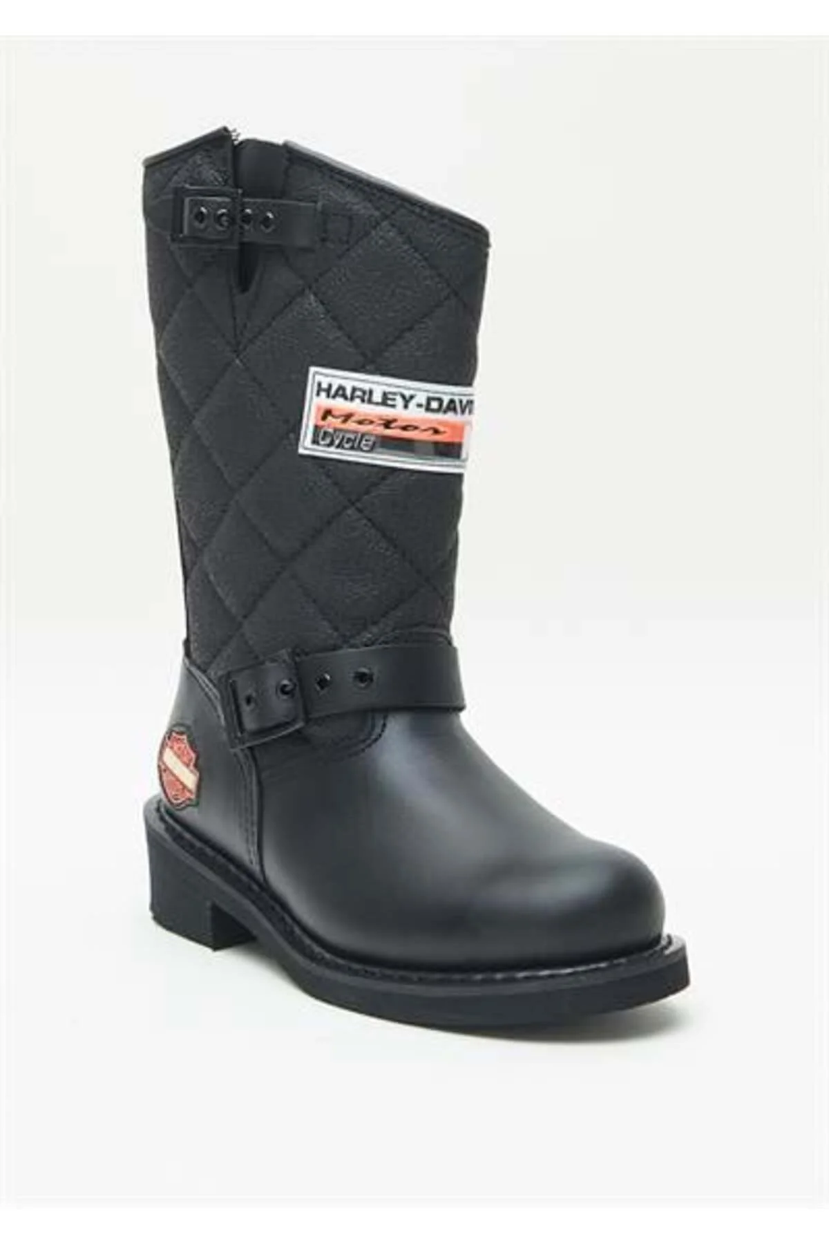 Laconia 644 Kadın Siyah Deri Çizme - Harley Davidson Görsel 2