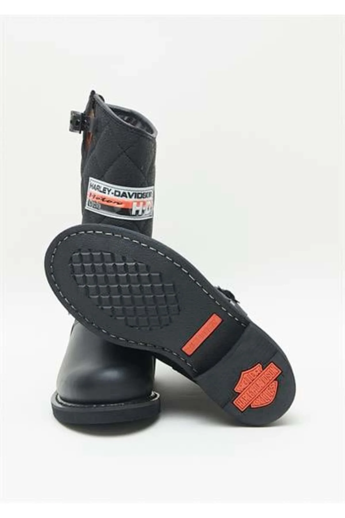 Laconia 644 Kadın Siyah Deri Çizme - Harley Davidson Görsel 5