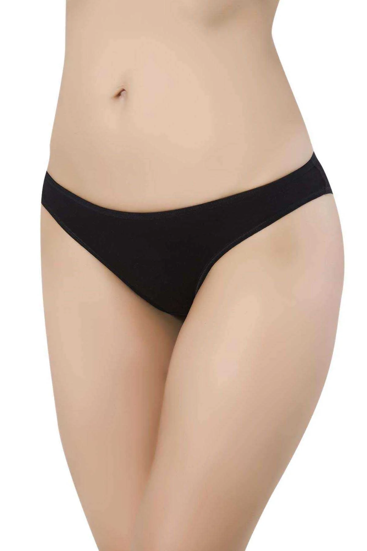 4 adet Süper Eko Set Likralı Kadın Slip Külot Siyah - Just Cheap Store Görsel 3
