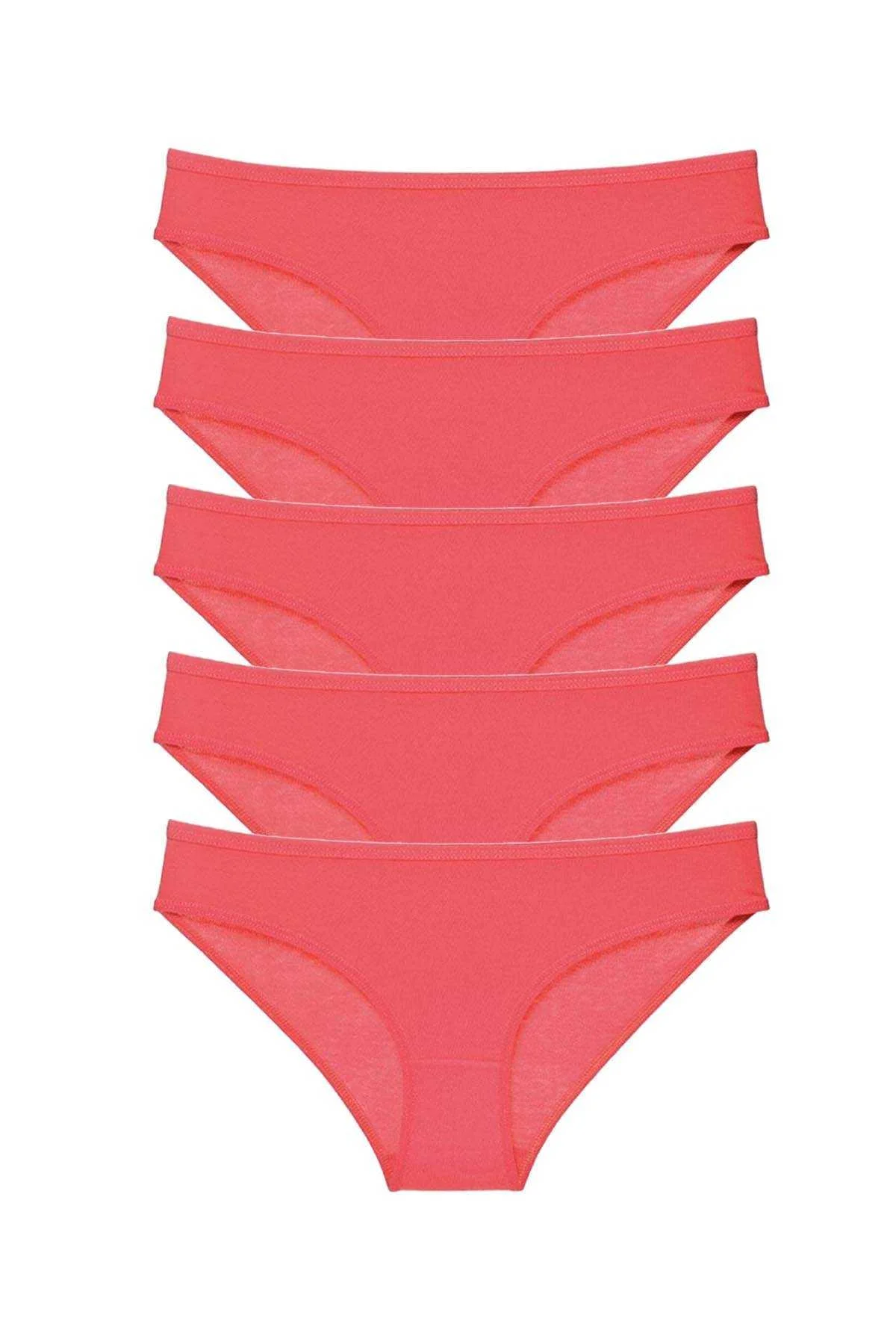 5 adet Süper Eko Set Likralı Kadın Slip Külot Fuşya - Just Cheap Store Görsel 2