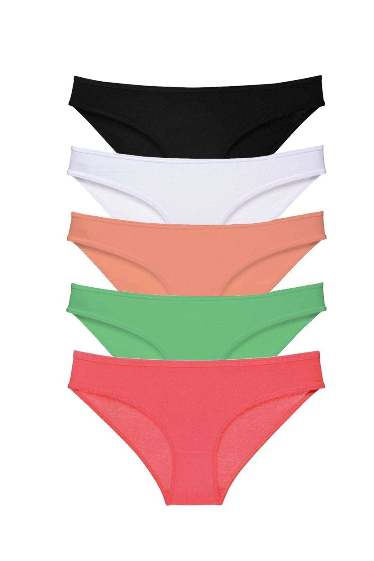 5 adet Süper Eko Set Likralı Kadın Slip Külot 517 - Just Cheap Store Görsel 2