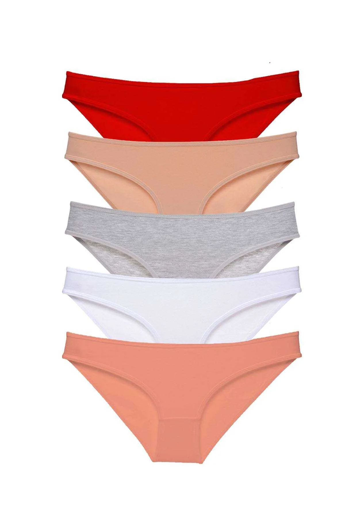 5 adet Süper Eko Set Likralı Kadın Slip Külot 523 - Just Cheap Store Görsel 2