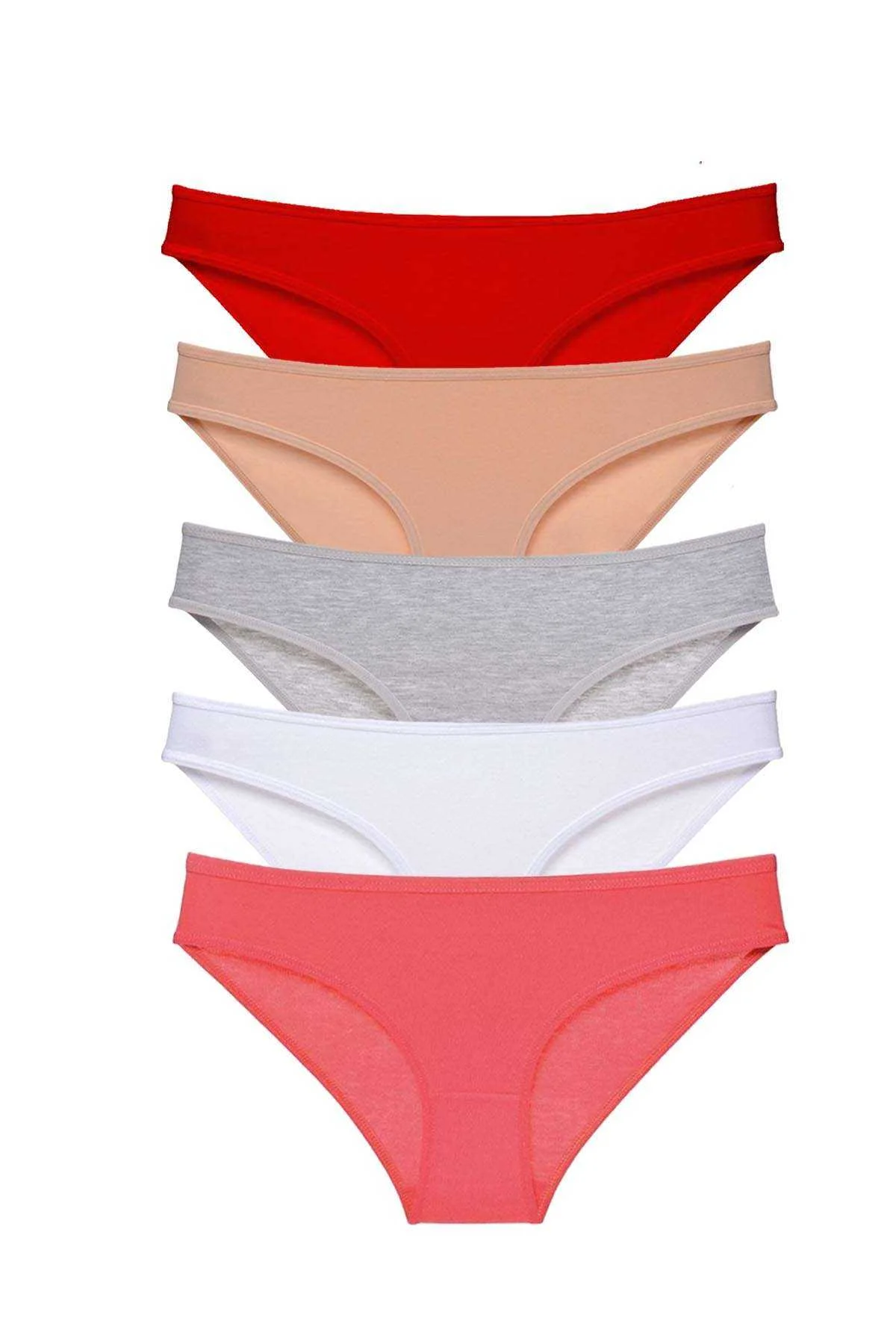 5 adet Süper Eko Set Likralı Kadın Slip Külot 525 - Just Cheap Store Görsel 2