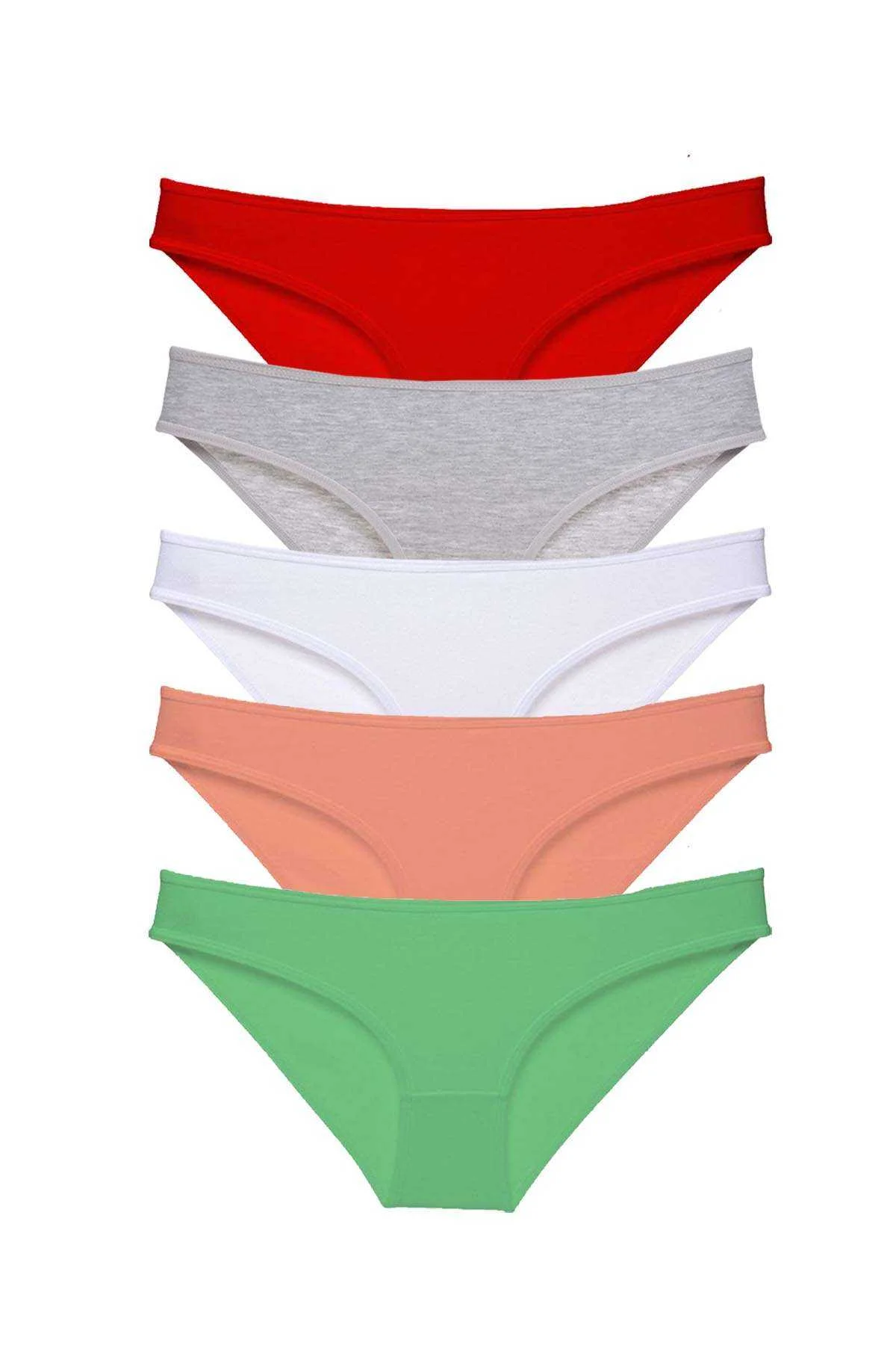 5 adet Süper Eko Set Likralı Kadın Slip Külot 518 - Just Cheap Store Görsel 2
