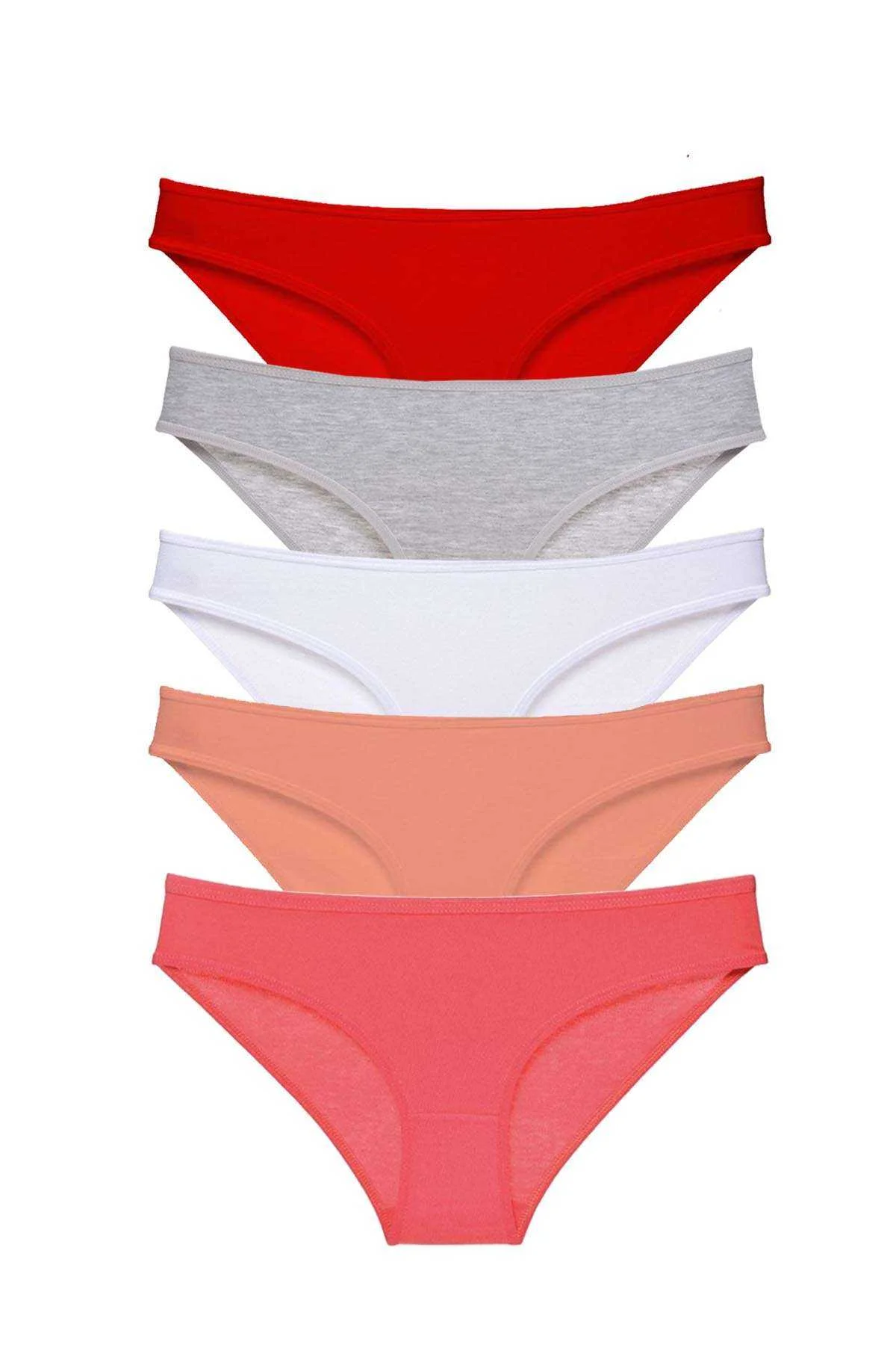 5 adet Süper Eko Set Likralı Kadın Slip Külot 519 - Just Cheap Store Görsel 2
