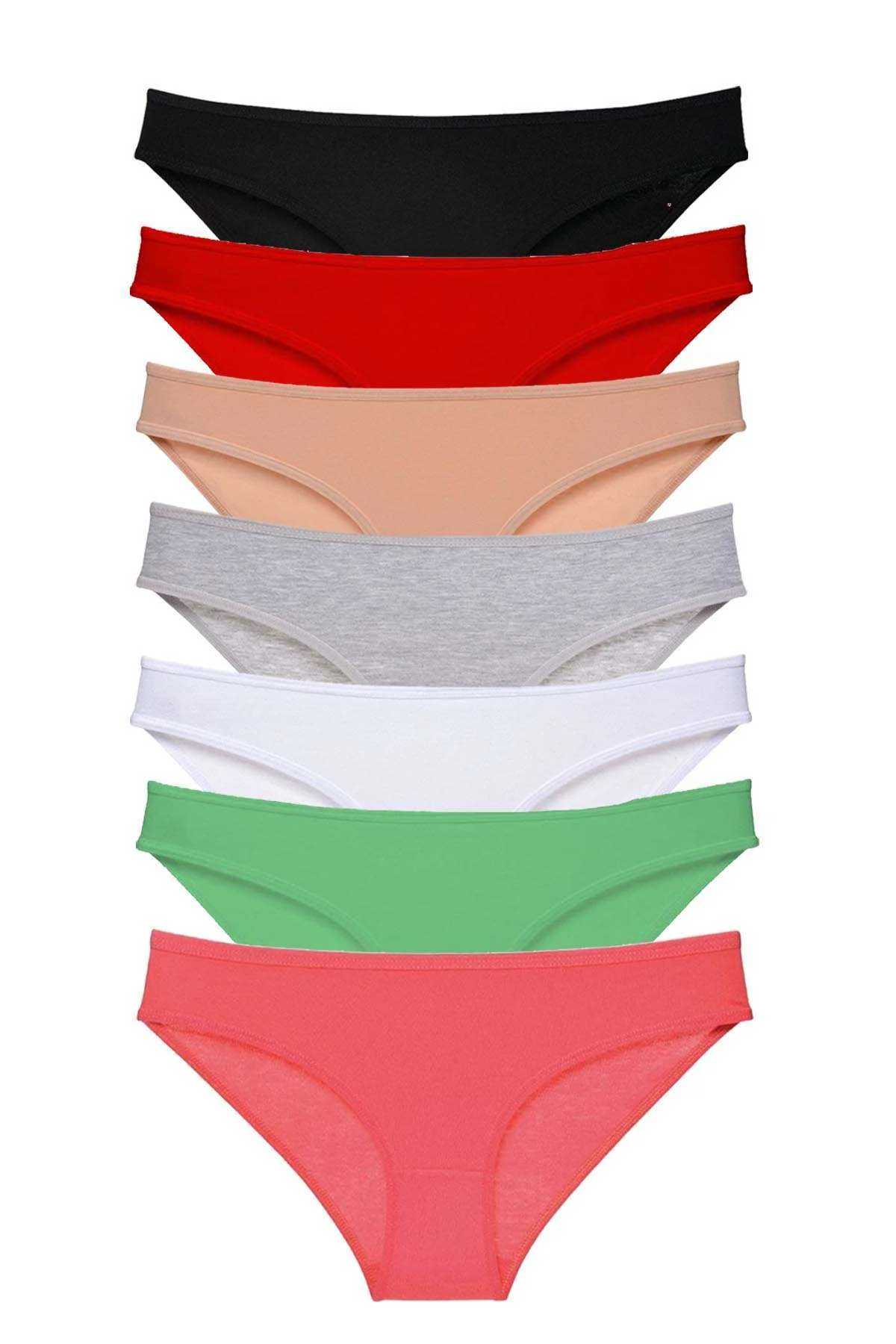 7 adet Süper Eko Set Likralı Kadın Slip Külot Set 3 - Just Cheap Store Görsel 2