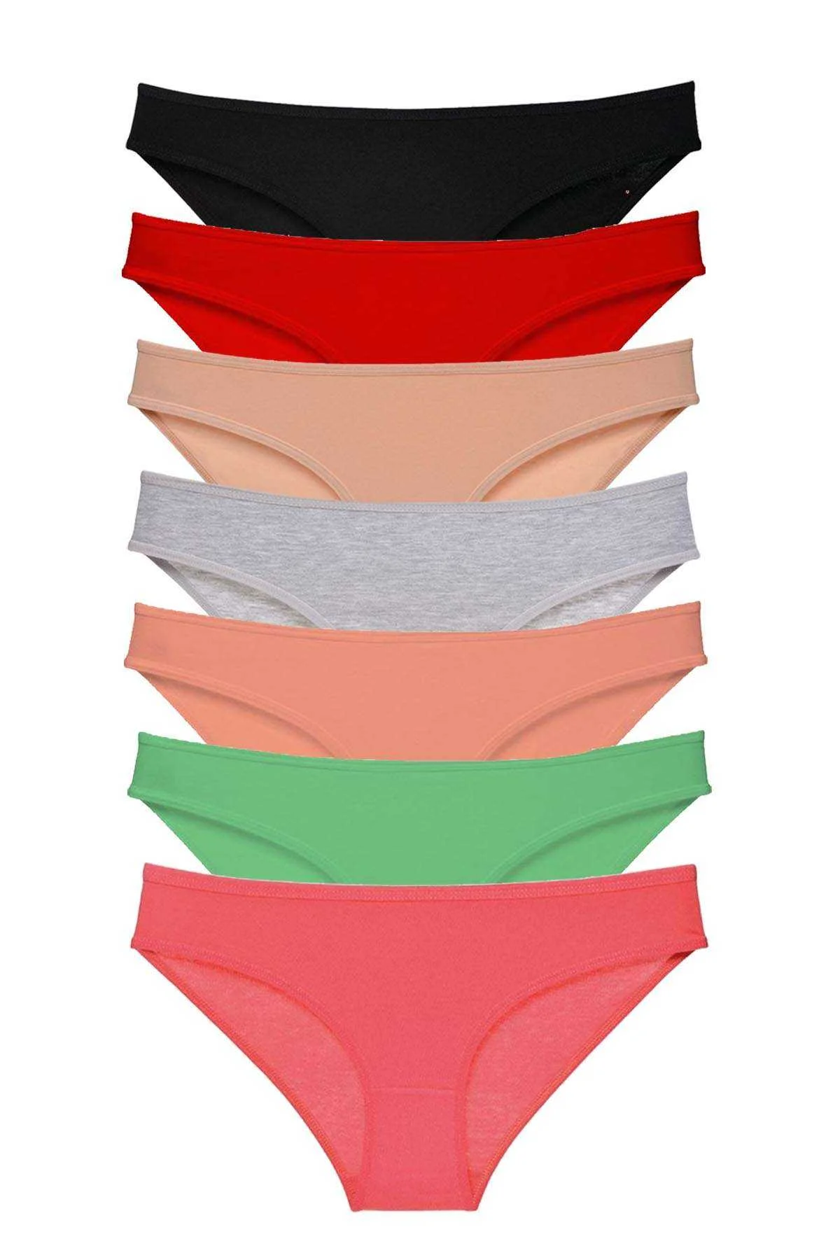 7 adet Süper Eko Set Likralı Kadın Slip Külot Set 4 - Just Cheap Store Görsel 2