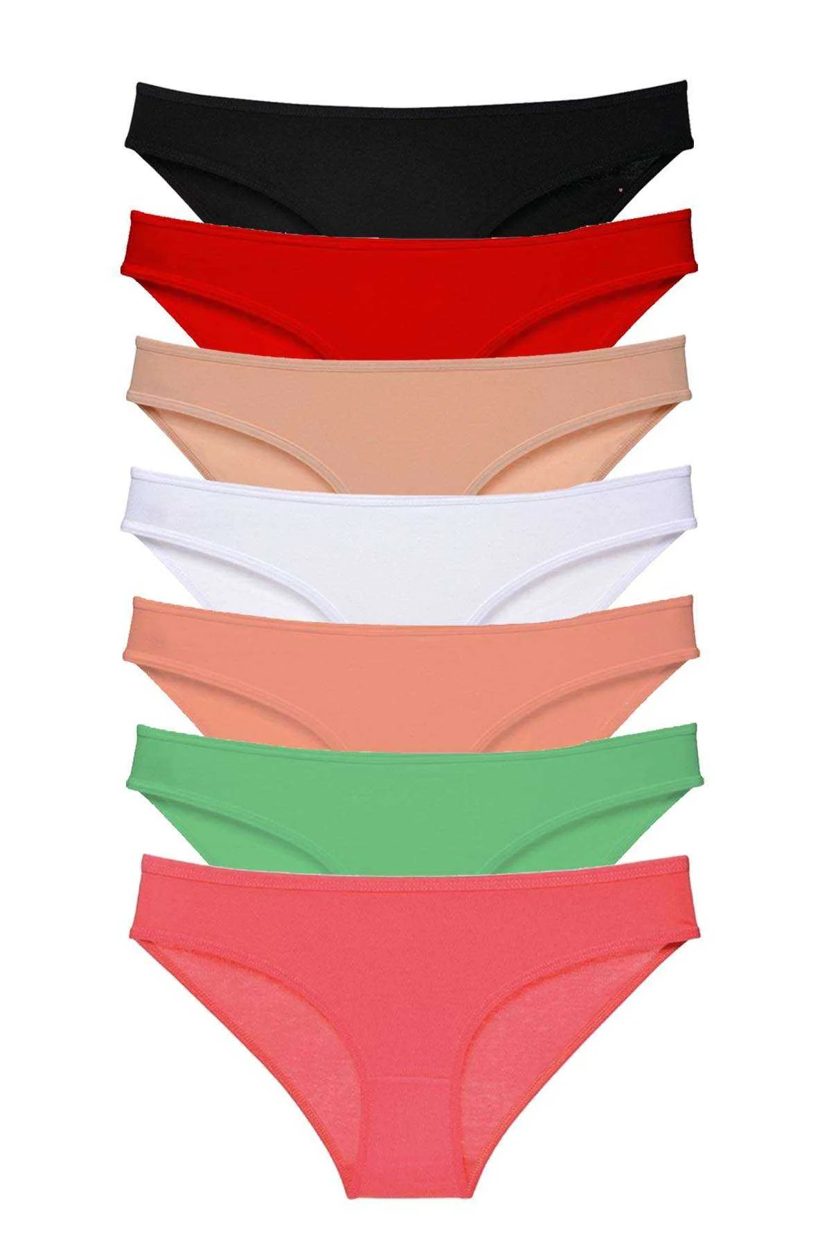 7 adet Süper Eko Set Likralı Kadın Slip Külot Set 5 - Just Cheap Store Görsel 2