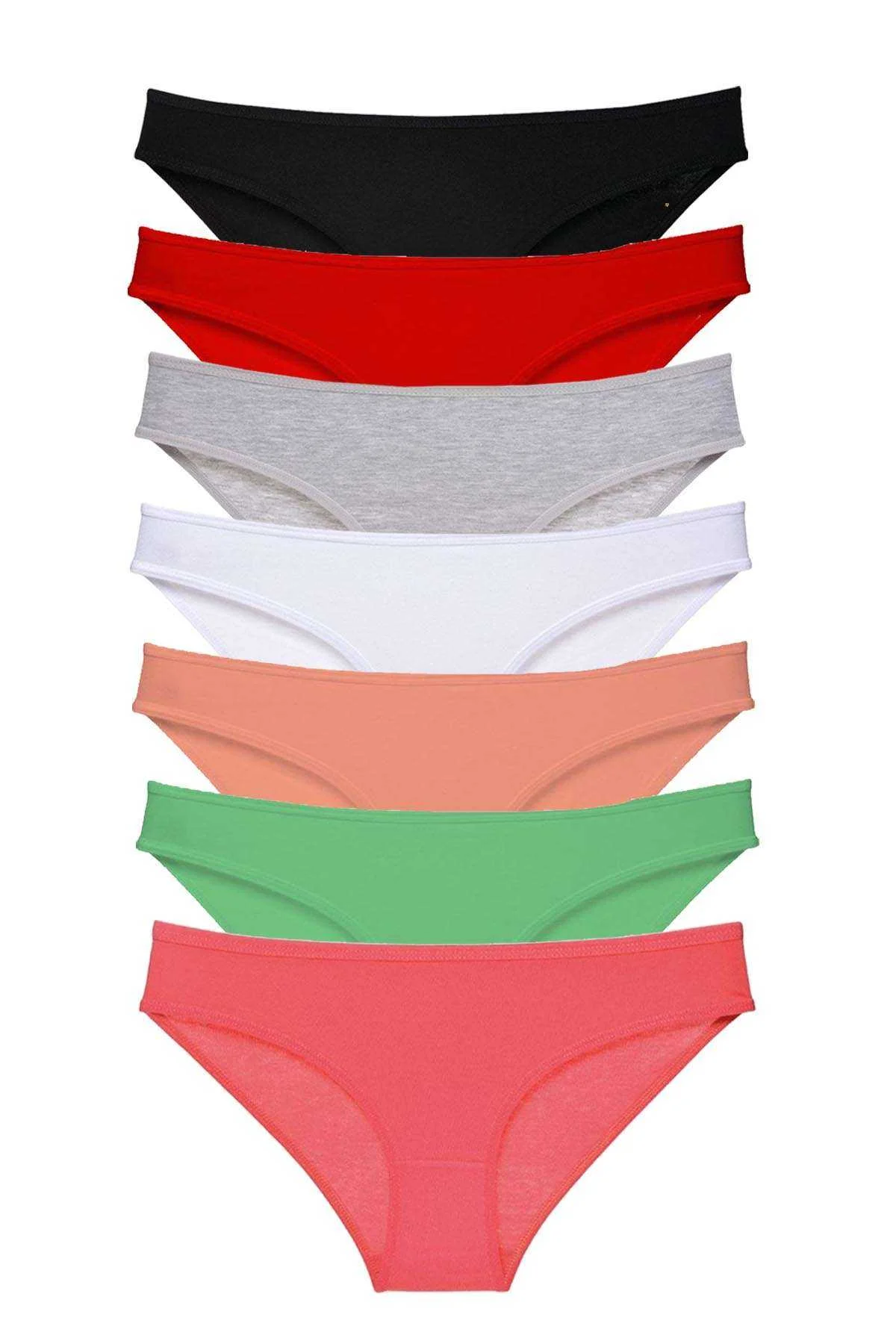 7 adet Süper Eko Set Likralı Kadın Slip Külot Set 6 - Just Cheap Store Görsel 2