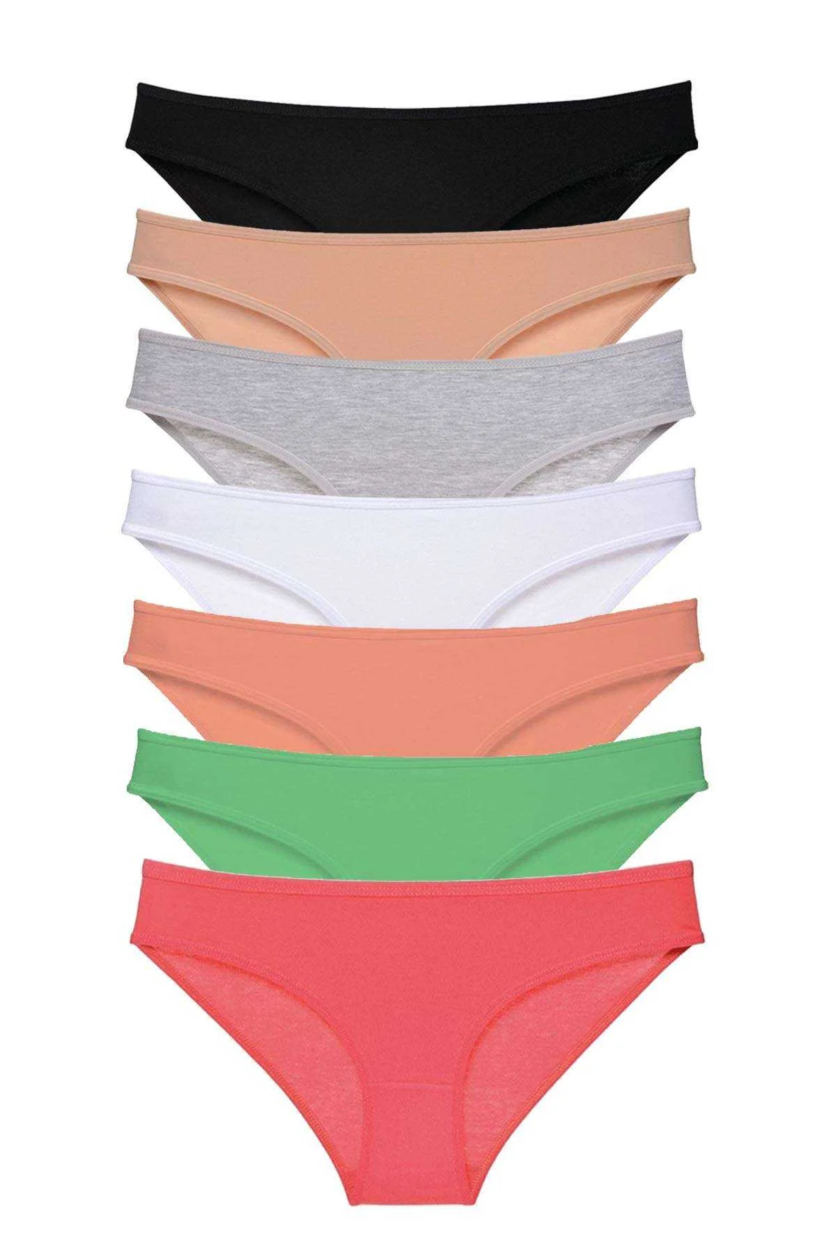 7 adet Süper Eko Set Likralı Kadın Slip Külot Set 7 - Just Cheap Store Görsel 2