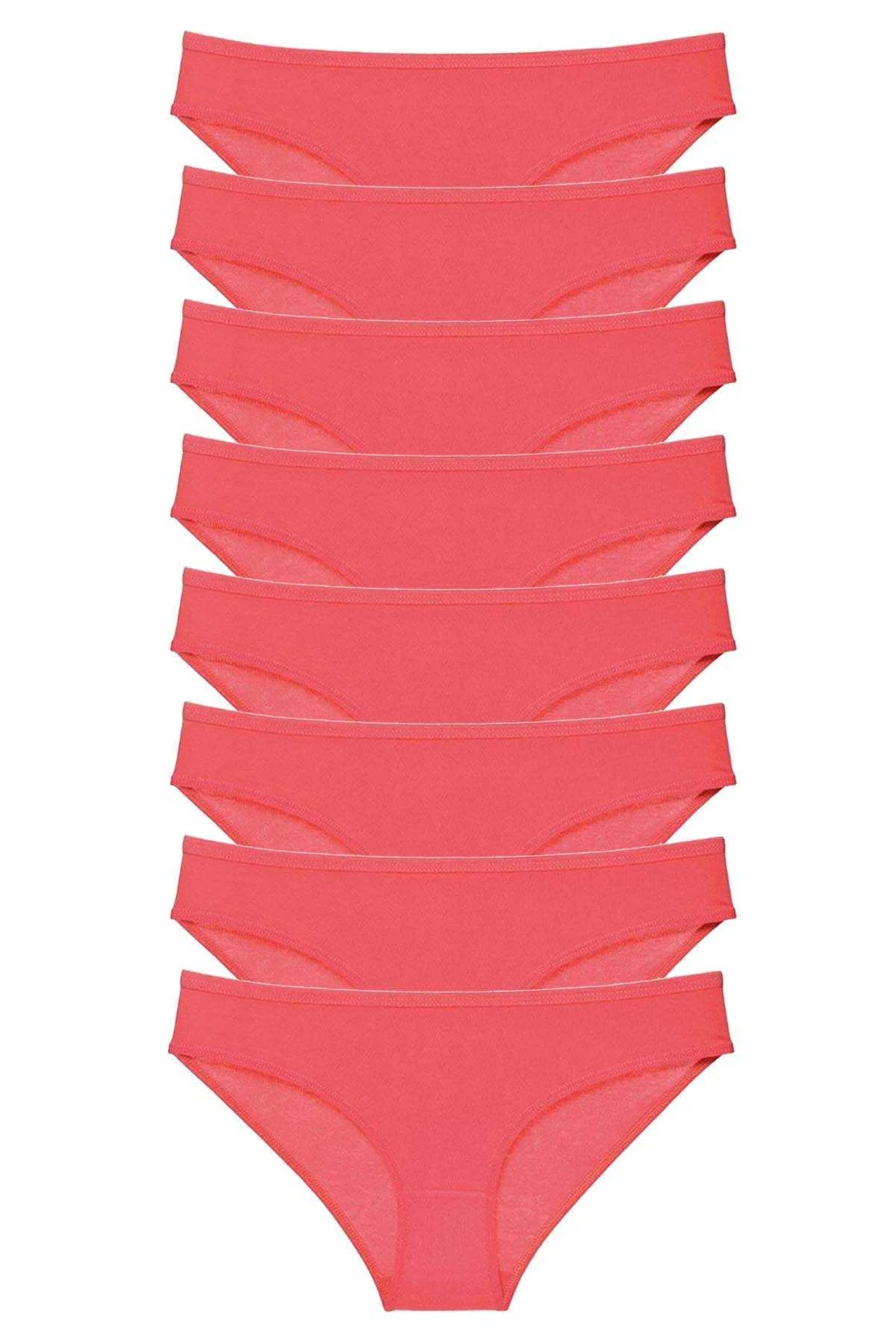 8 adet Süper Eko Set Likralı Kadın Slip Külot Fuşya - Just Cheap Store Görsel 2