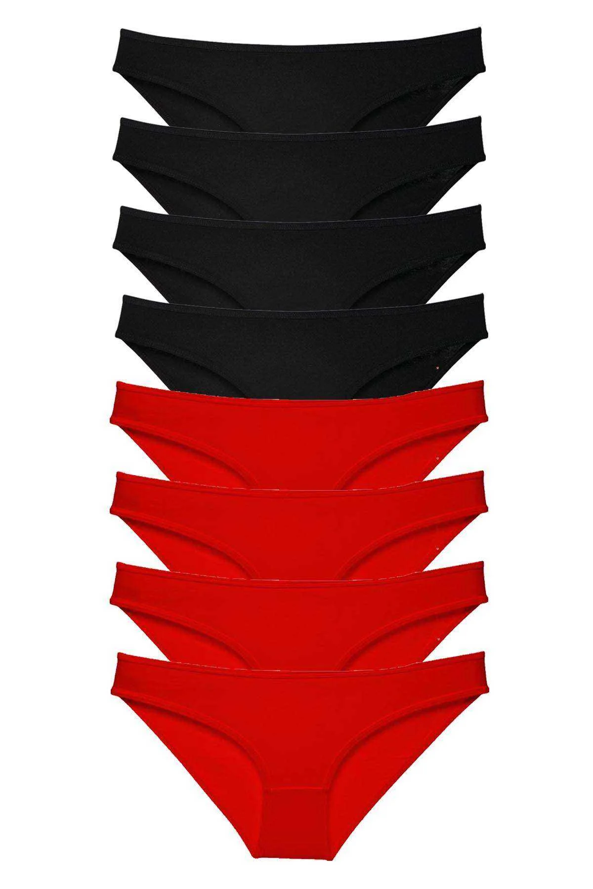 8 adet Süper Eko Set Likralı Kadın Slip Külot - Just Cheap Store Görsel 2
