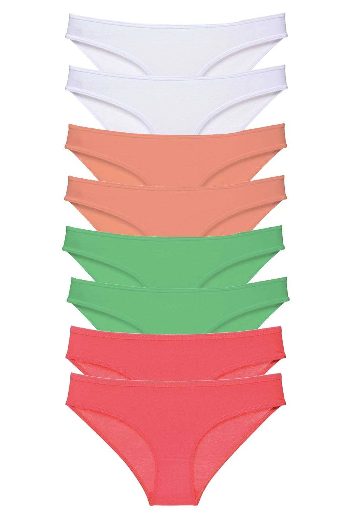 8 adet Süper Eko Set Likralı Kadın Slip Külot 527 - Just Cheap Store Görsel 2