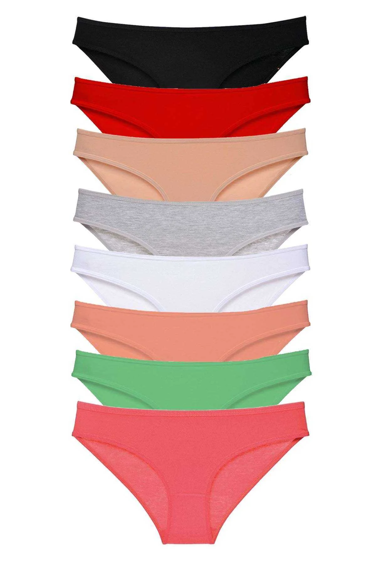 8 adet Süper Eko Set Likralı Kadın Slip Külot Set 1 - Just Cheap Store Görsel 2