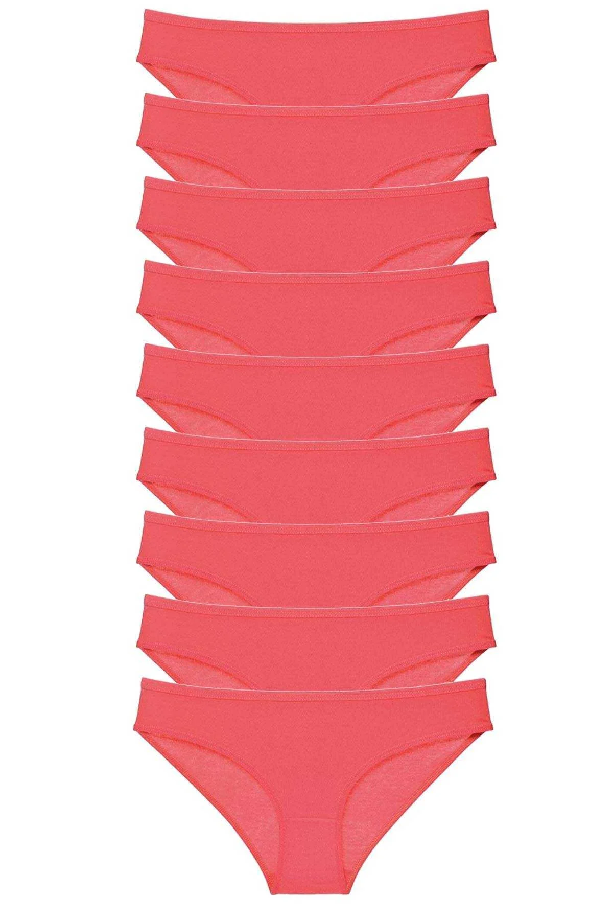 9 adet Süper Eko Set Likralı Kadın Slip Külot Fuşya - Just Cheap Store Görsel 4