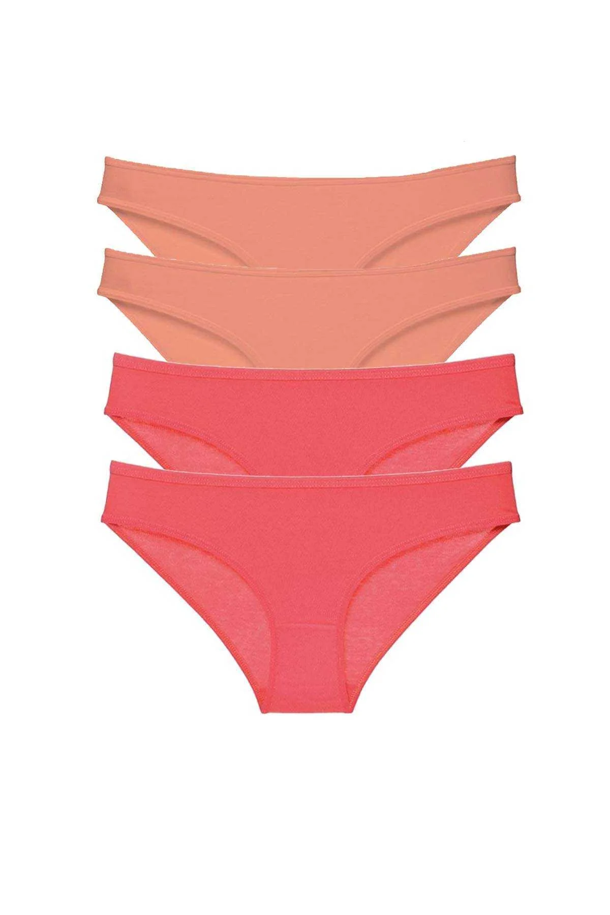 4 adet Eko Set Likralı Kadın Slip Külot Pudra Fuşya - Just Cheap Store Görsel 5
