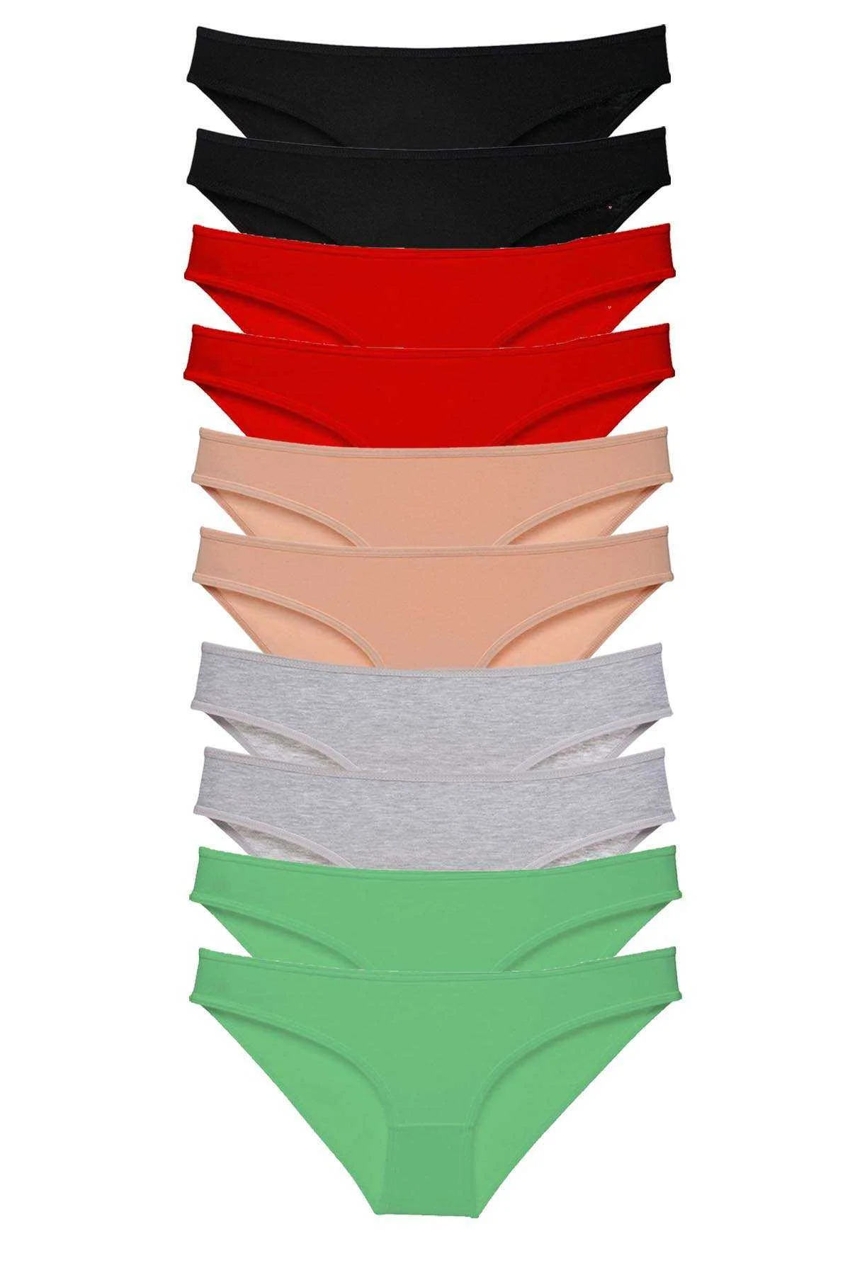 10 adet Süper Eko Set Likralı Kadın Slip Külot 502 - Just Cheap Store Görsel 2