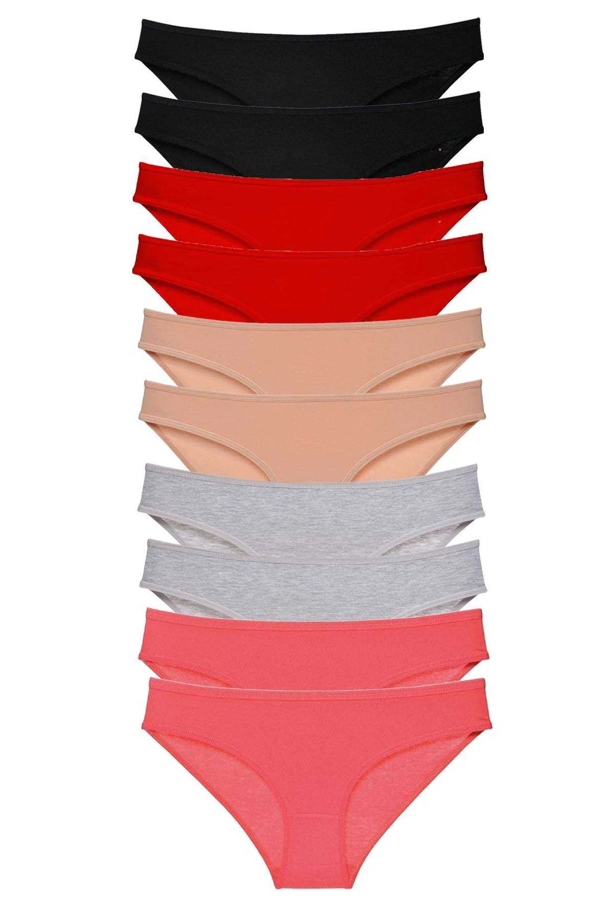 10 adet Süper Eko Set Likralı Kadın Slip Külot 503 - Just Cheap Store Görsel 2