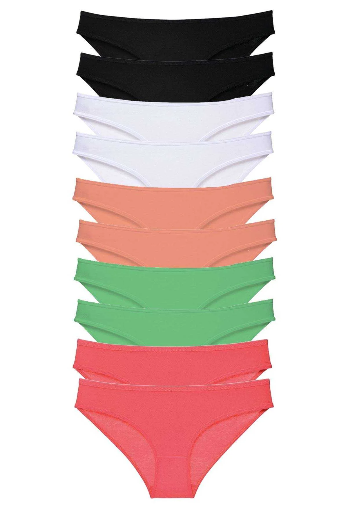 10 adet Süper Eko Set Likralı Kadın Slip Külot 504 - Just Cheap Store Görsel 2
