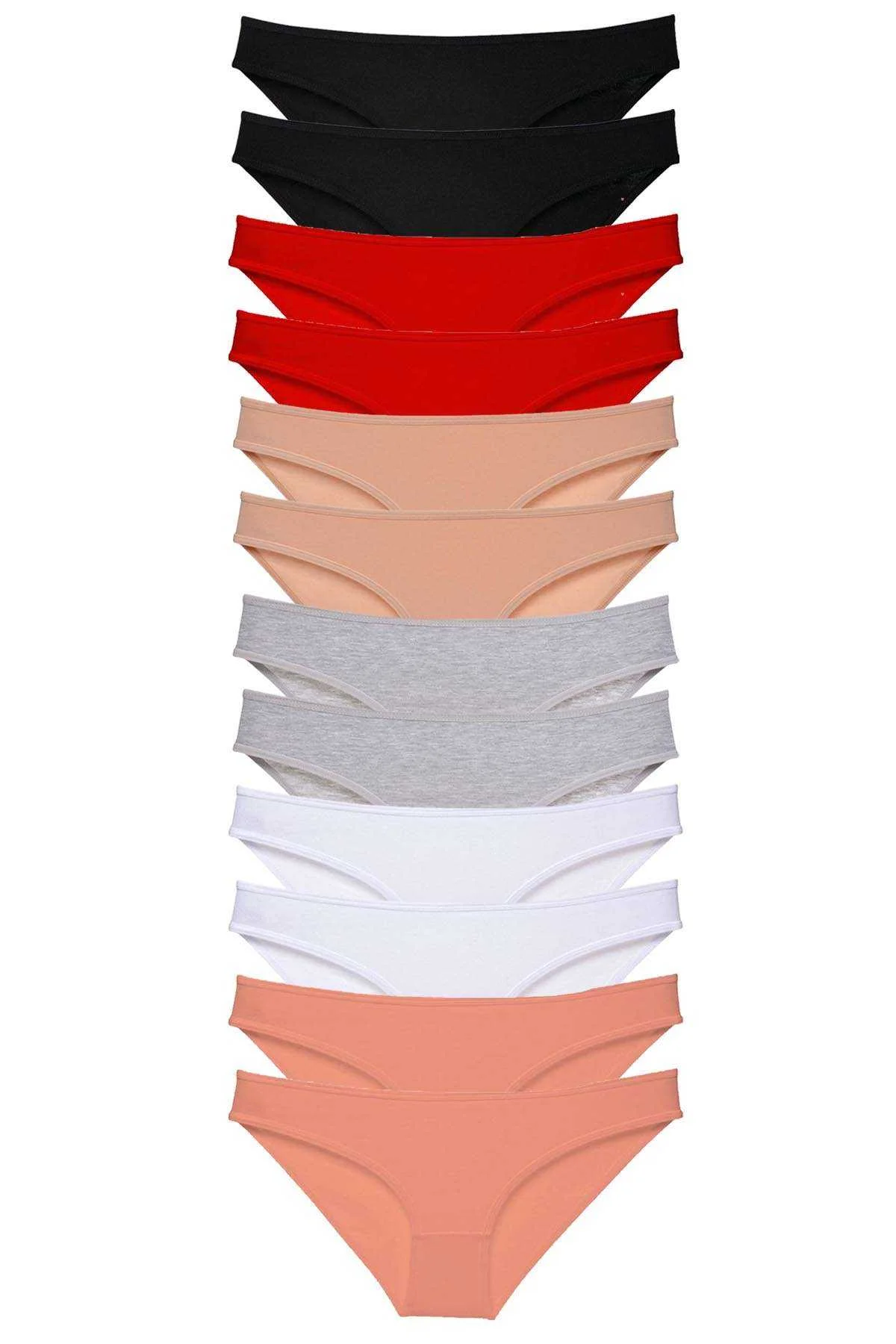 12 adet Süper Eko Set Likralı Kadın Slip Külot Set 1 - Just Cheap Store Görsel 2