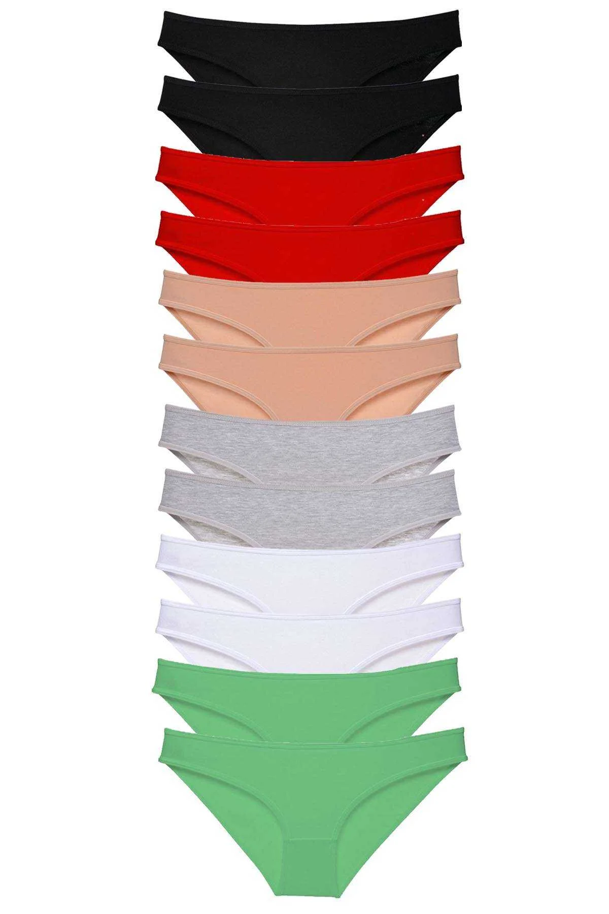 12 adet Süper Eko Set Likralı Kadın Slip Külot Set 2 - Just Cheap Store Görsel 2