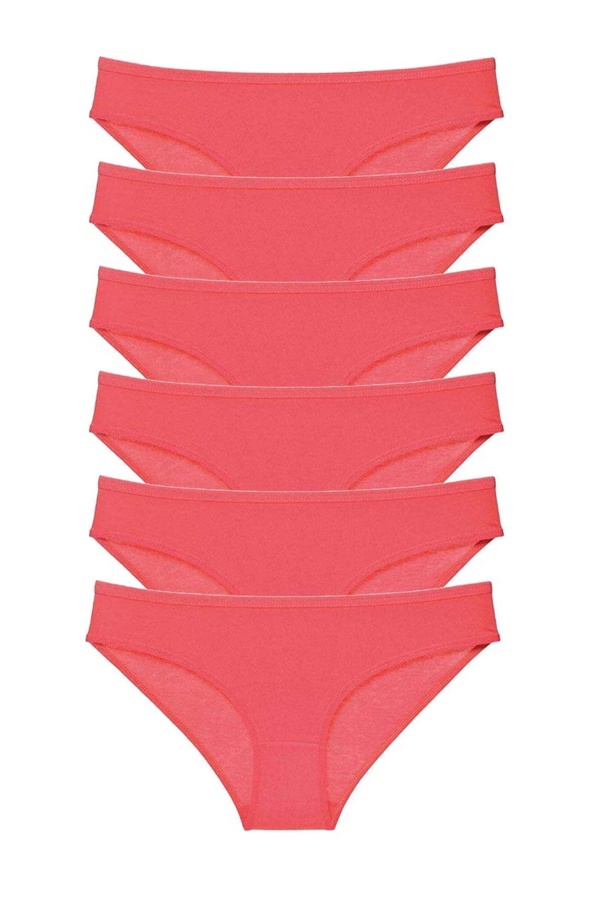 6 adet Süper Eko Set Likralı Kadın Slip Külot Fuşya - Just Cheap Store Görsel 2