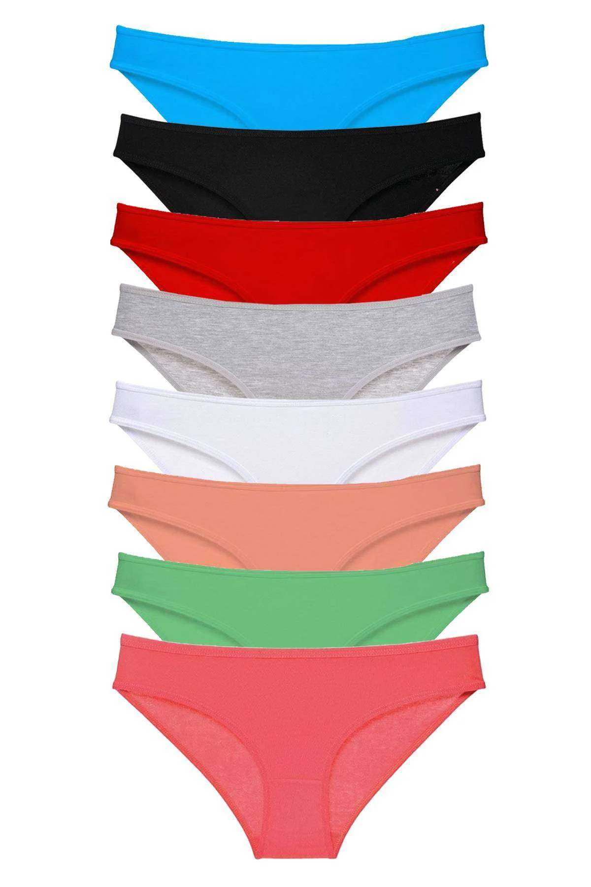 8 adet Süper Eko Set Likralı Kadın Slip Külot Set 6 - Just Cheap Store Görsel 2