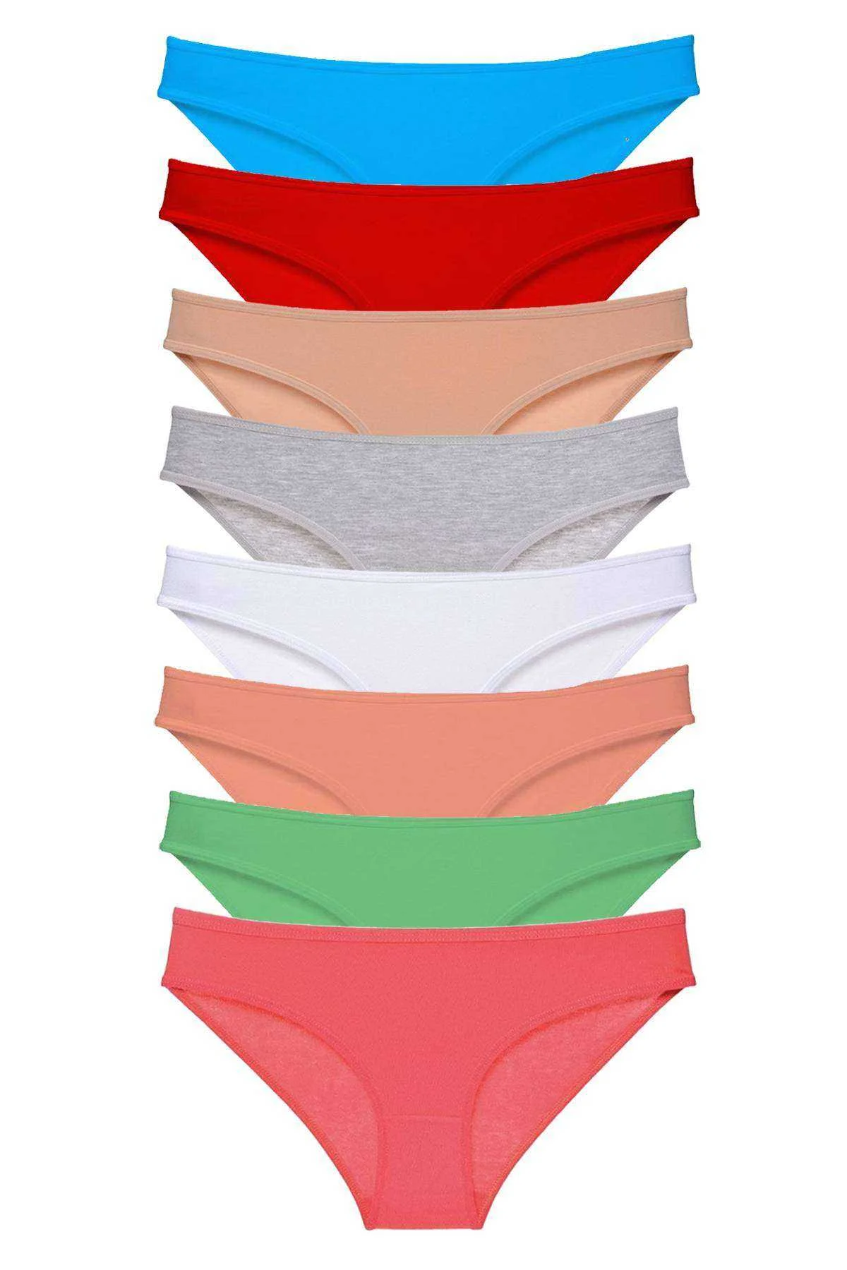 8 adet Süper Eko Set Likralı Kadın Slip Külot Set 8 - Just Cheap Store Görsel 2