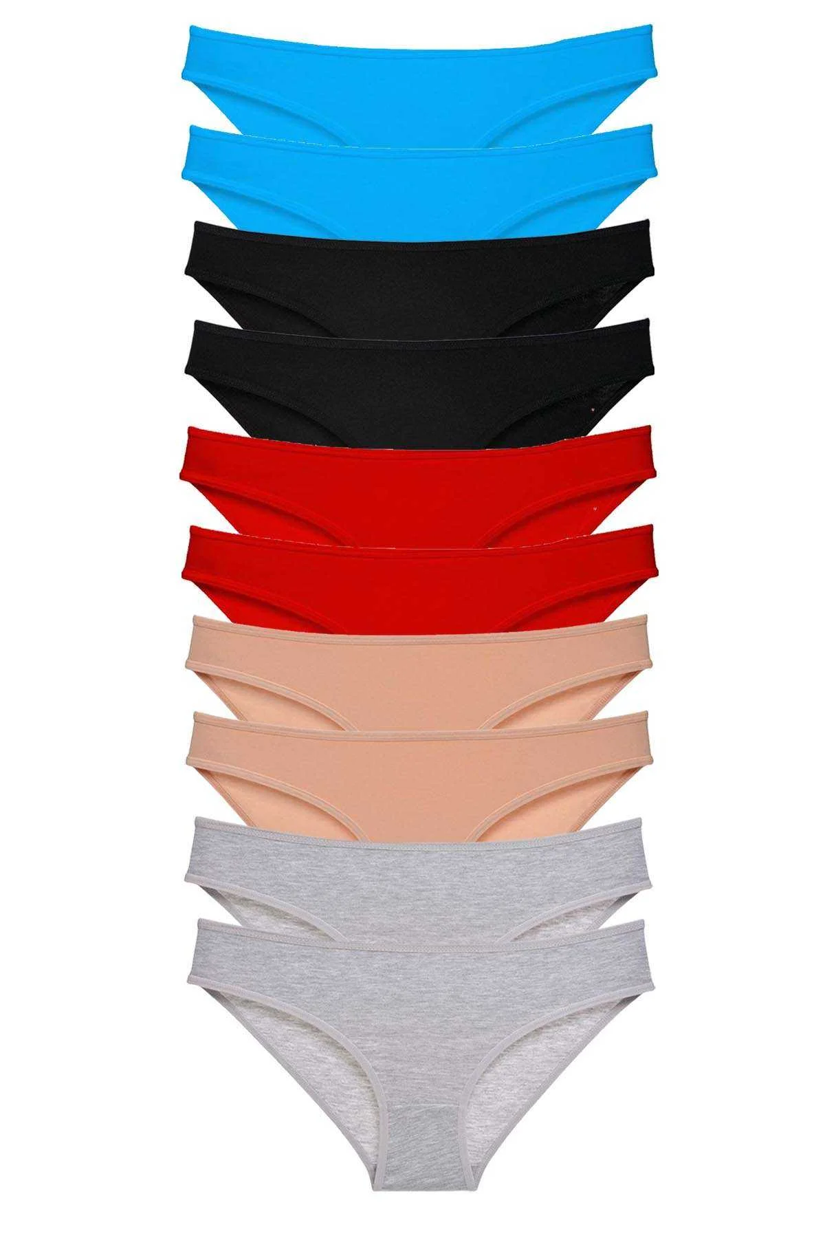 10 adet Süper Eko Set Likralı Kadın Slip Külot 533 - Just Cheap Store Görsel 2
