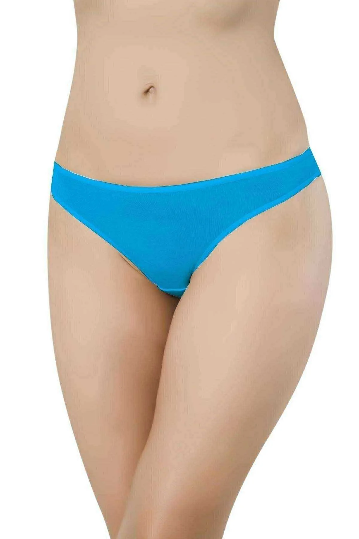 Mavi Kadın Günlük Pamuklu Likralı Özel Poşet İçinde Taşınabilir Acil Durum Slip Külot - Just Cheap Store Görsel 2