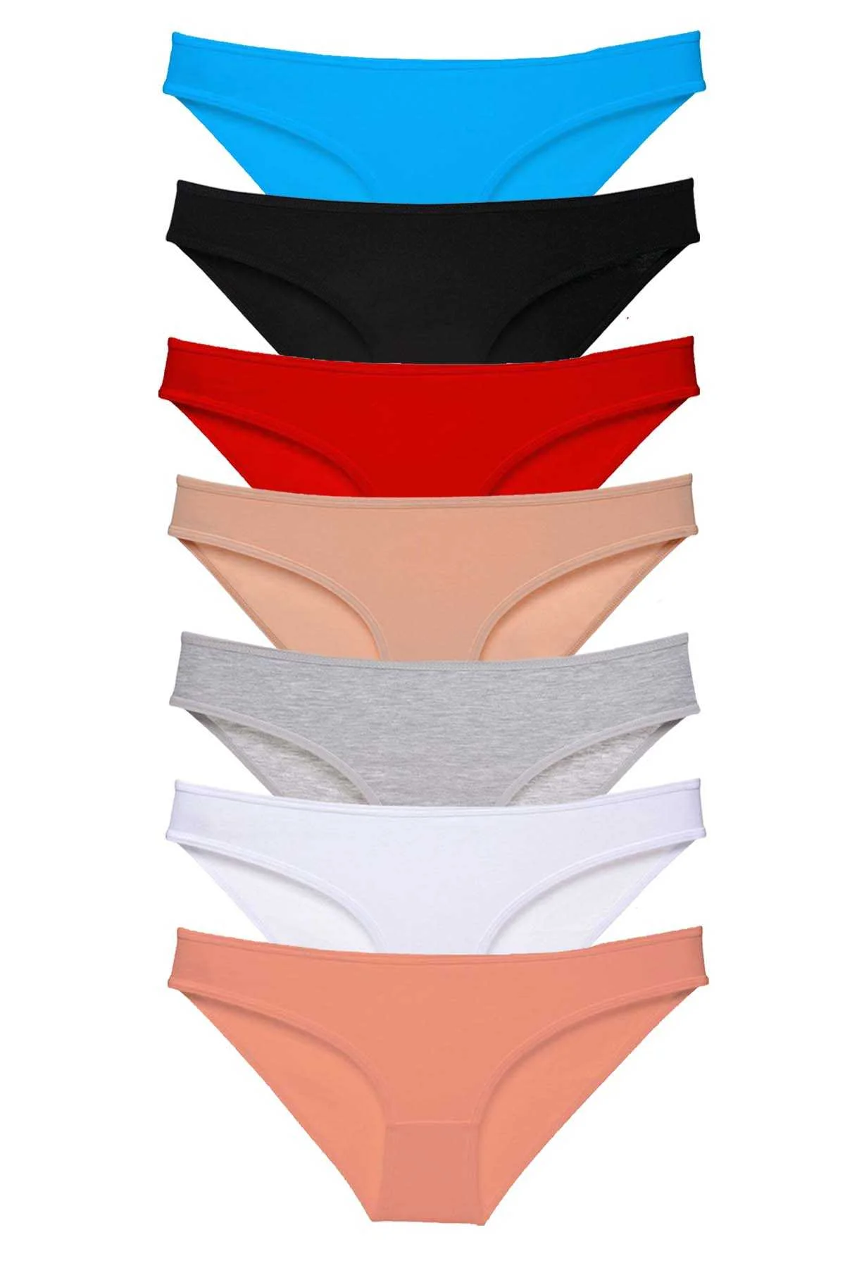 7 adet Süper Eko Set Likralı Kadın Slip Külot Set 1 - Just Cheap Store Görsel 2