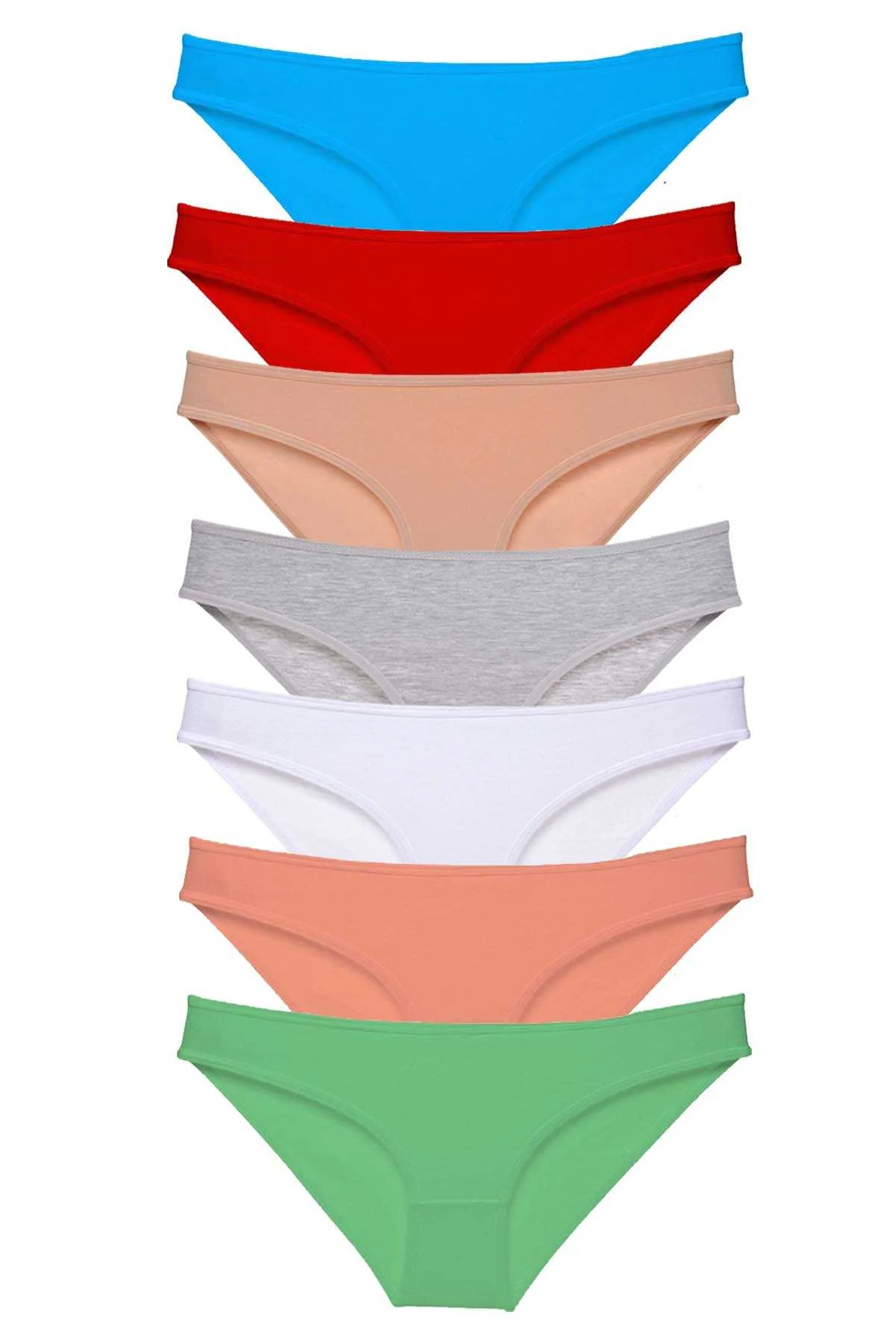 7 adet Süper Eko Set Likralı Kadın Slip Külot Set 4 - Just Cheap Store Görsel 2