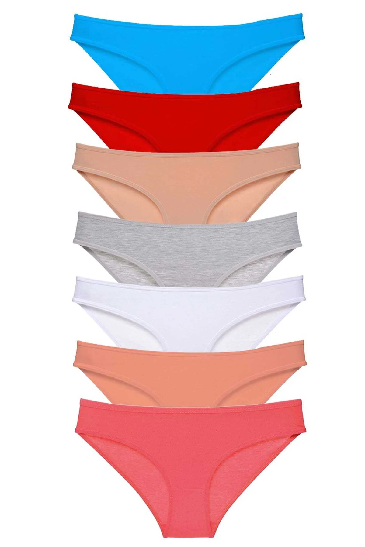 7 adet Süper Eko Set Likralı Kadın Slip Külot Set 5 - Just Cheap Store Görsel 2