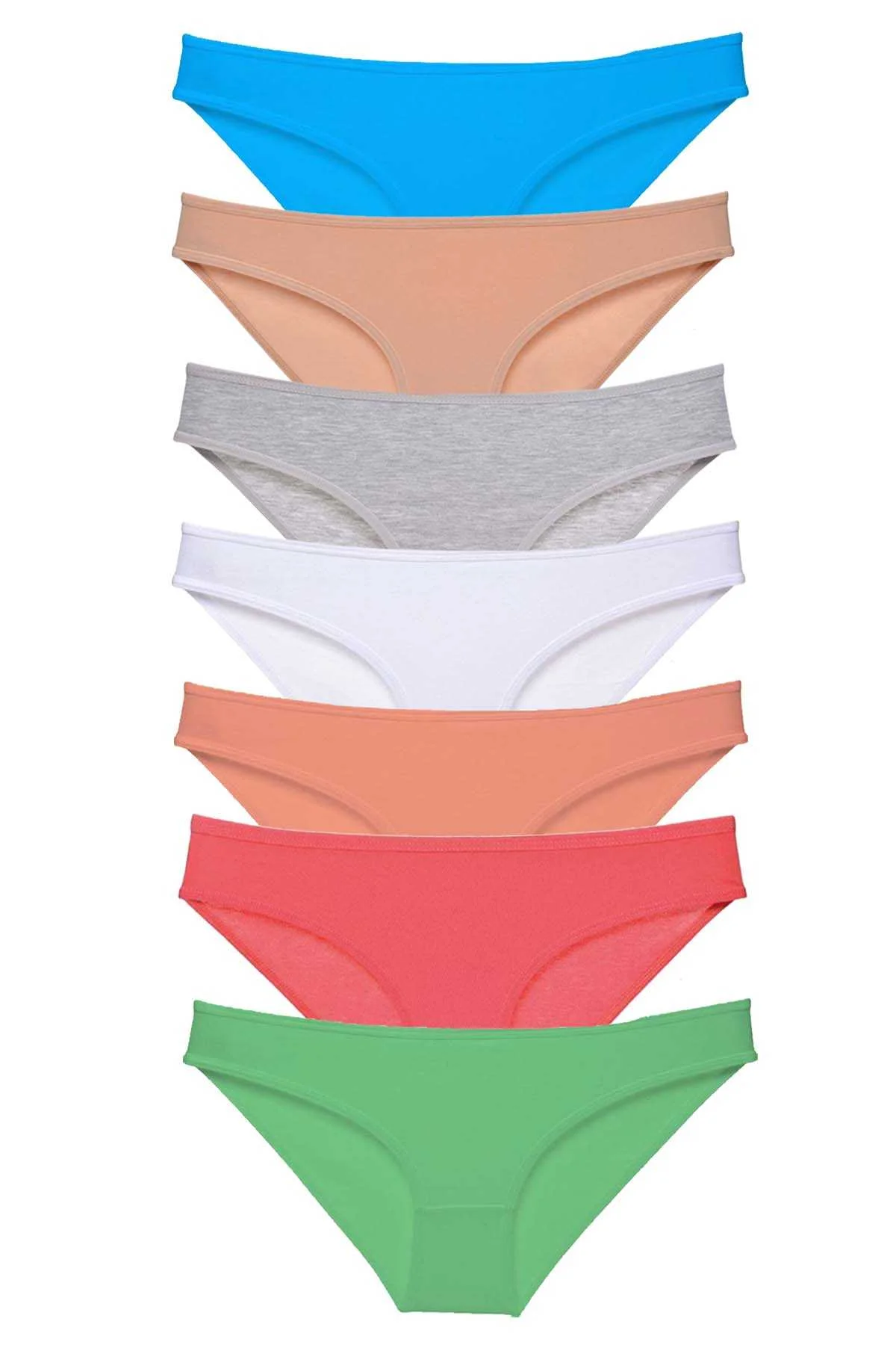 7 adet Süper Eko Set Likralı Kadın Slip Külot Set 6 - Just Cheap Store Görsel 2
